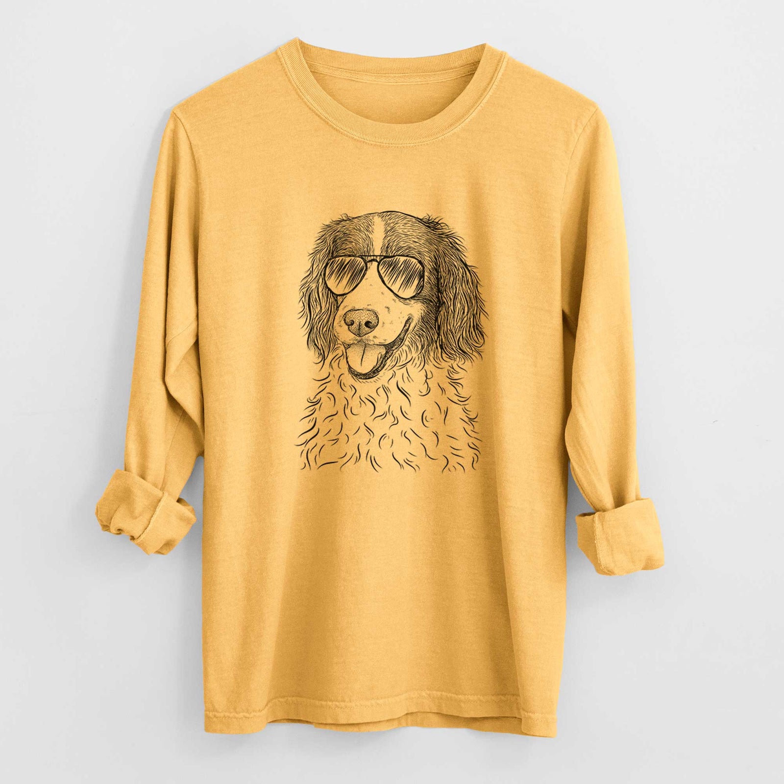 Aviators Maggie the Springer Spaniel - Heavyweight 100% Cotton Long Sleeve