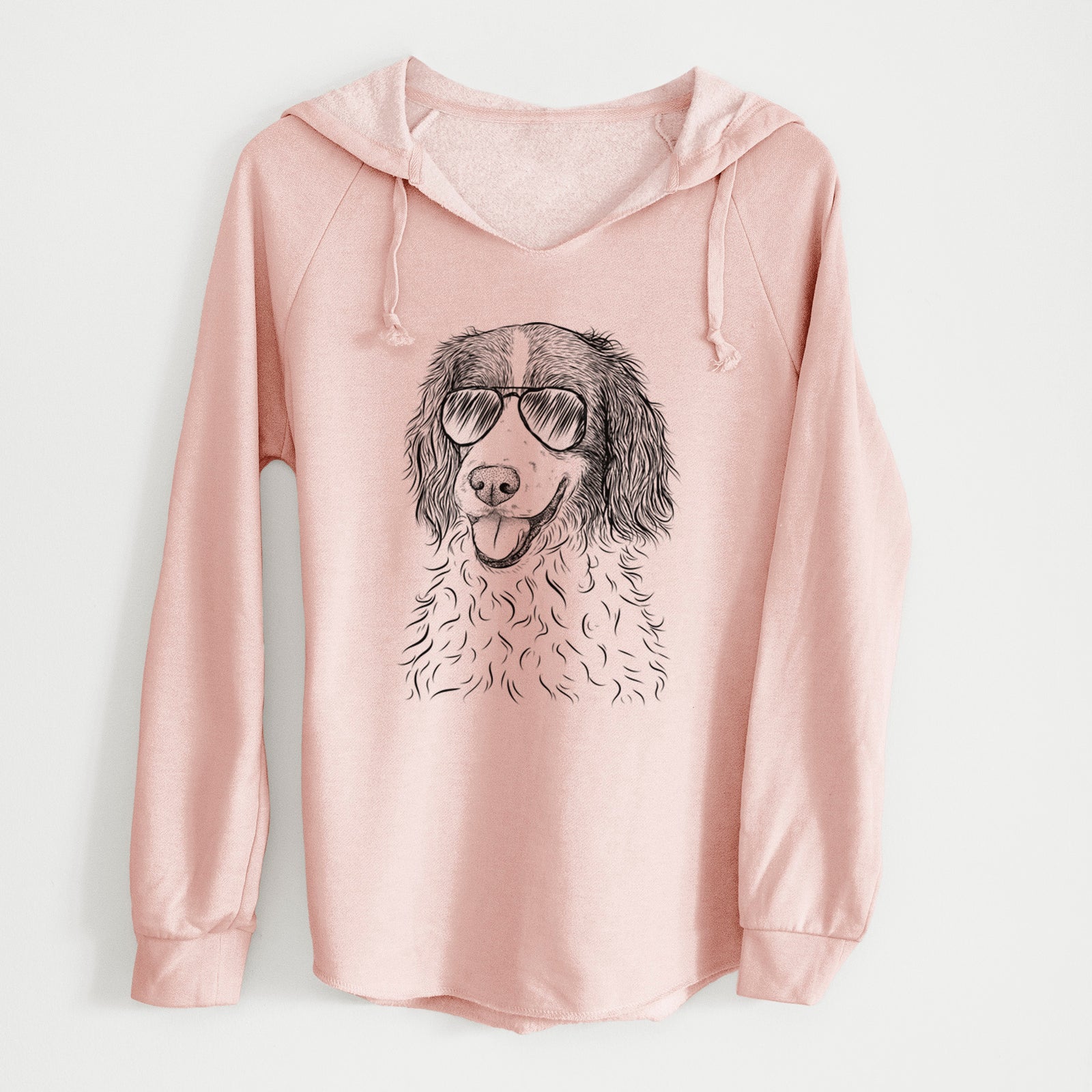 Aviator Maggie the Springer Spaniel - Cali Wave Hooded Sweatshirt