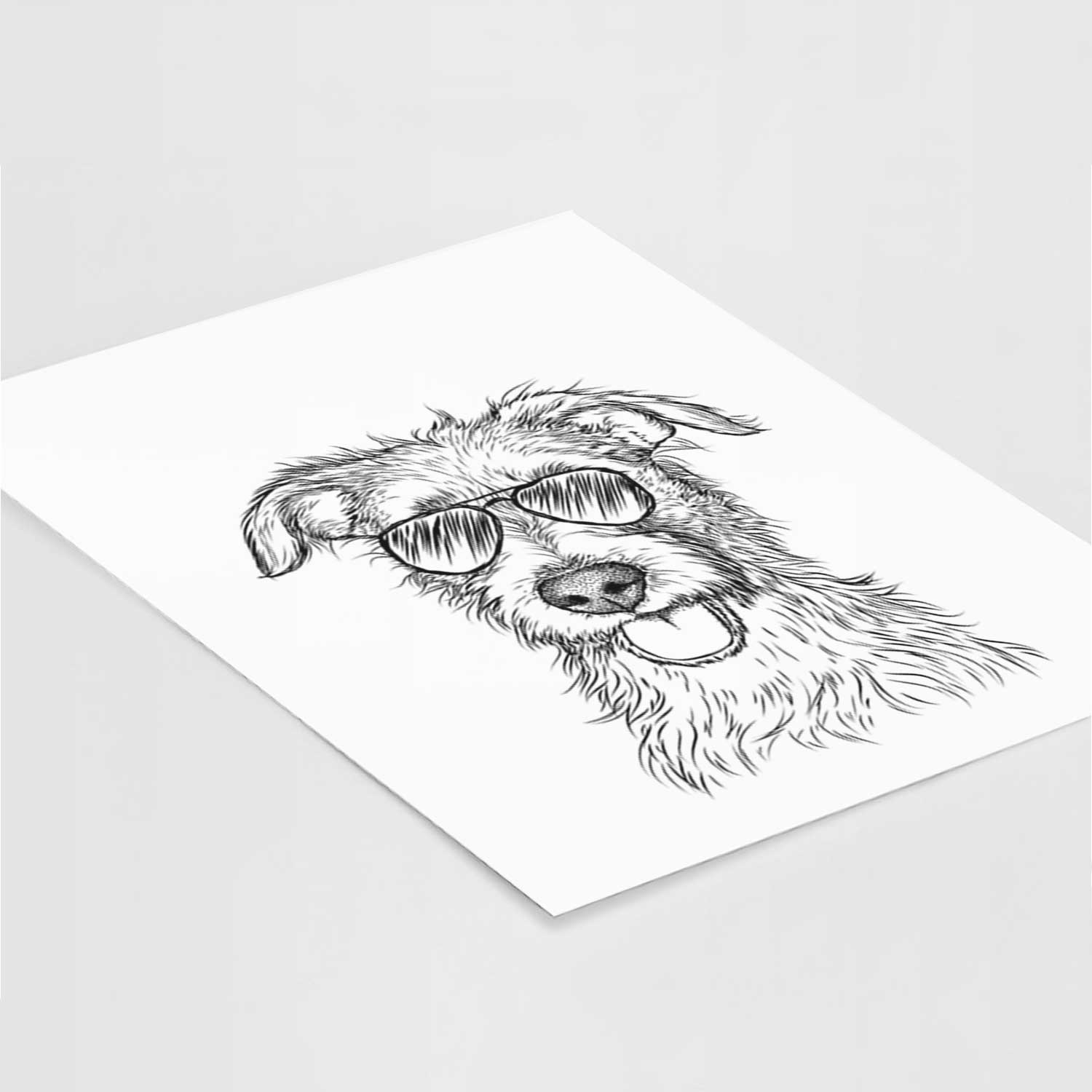 Maggie the Terrier Mix Art Print