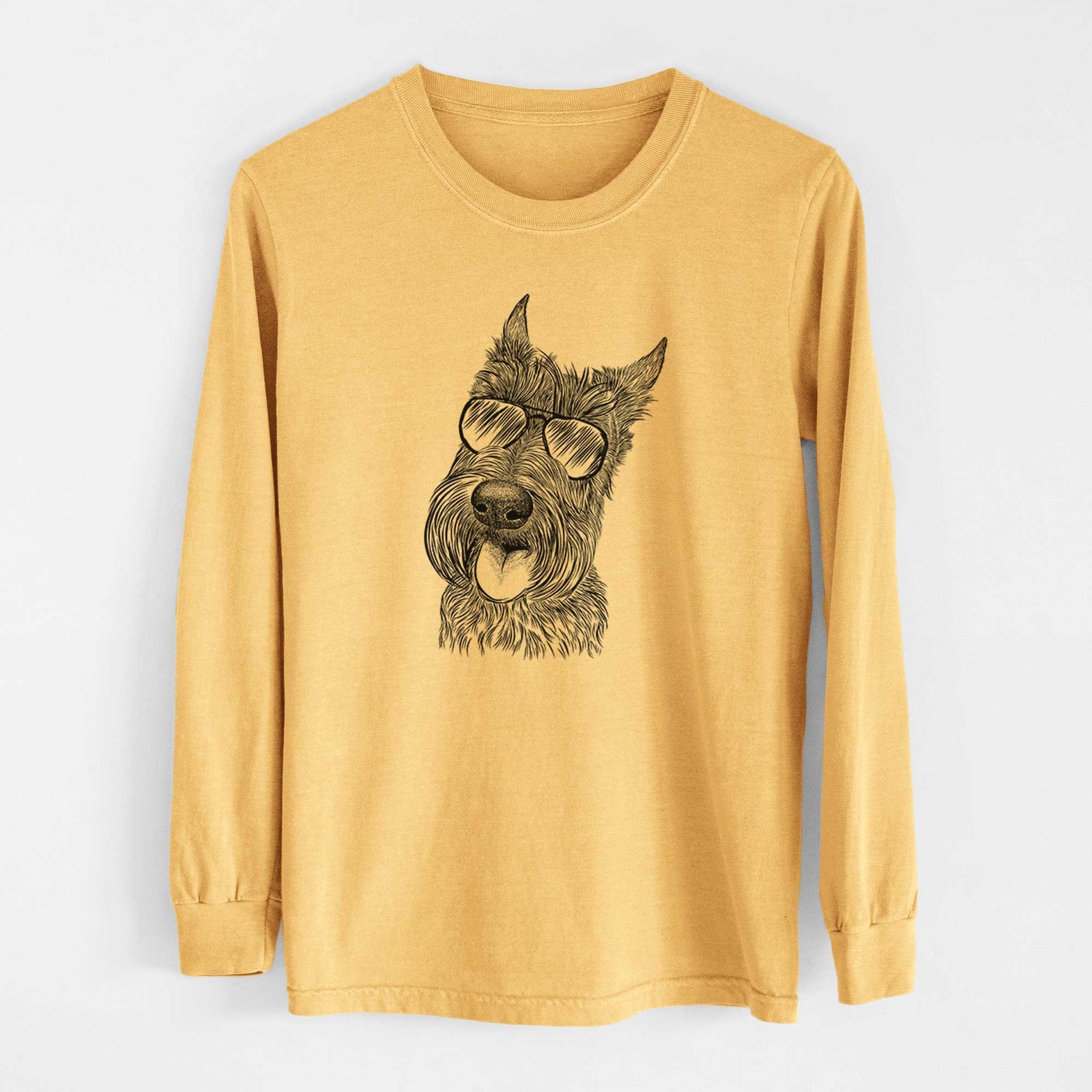 Aviators Magnus the Scottish Terrier - Heavyweight 100% Cotton Long Sleeve