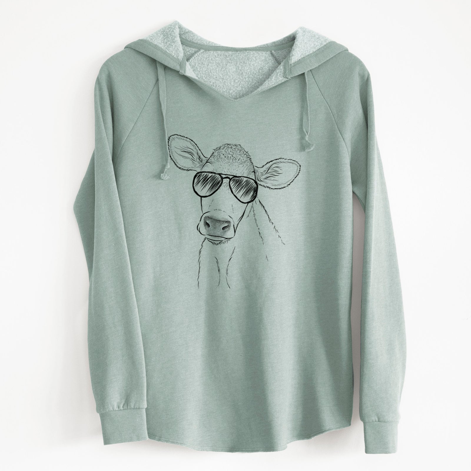 Aviator Malu the Cow - Cali Wave Hooded Sweatshirt