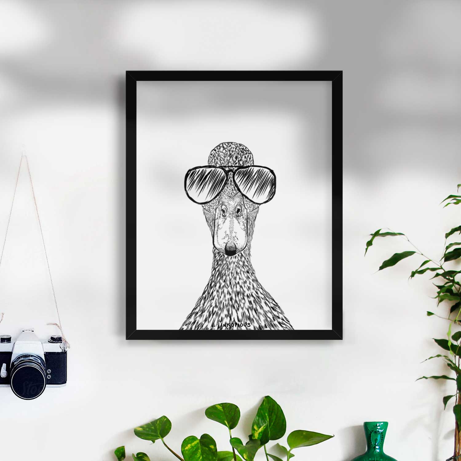 Marge the Mallard Duck Art Print