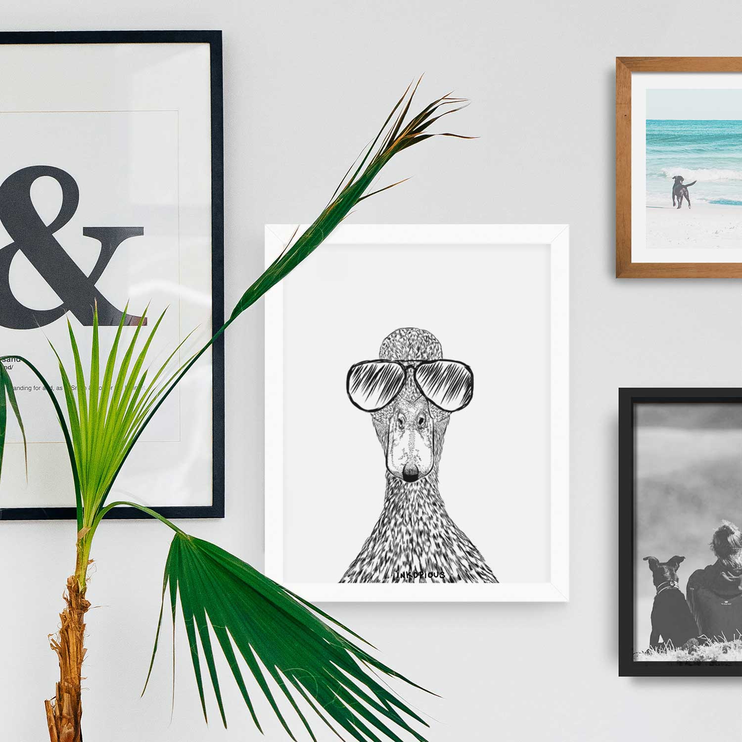 Marge the Mallard Duck Art Print