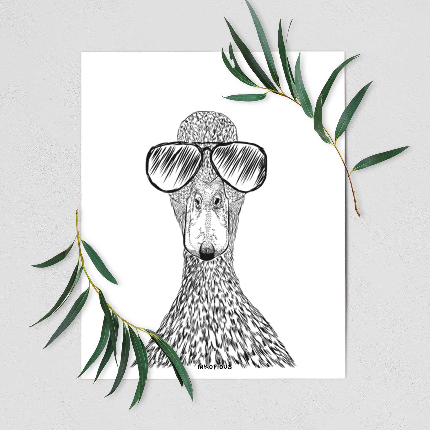 Marge the Mallard Duck Art Print