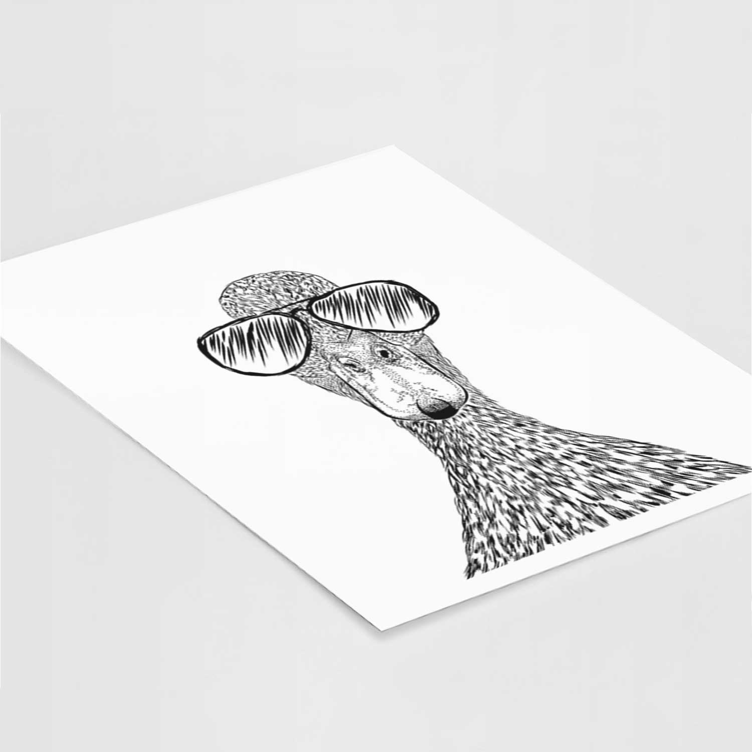 Marge the Mallard Duck Art Print