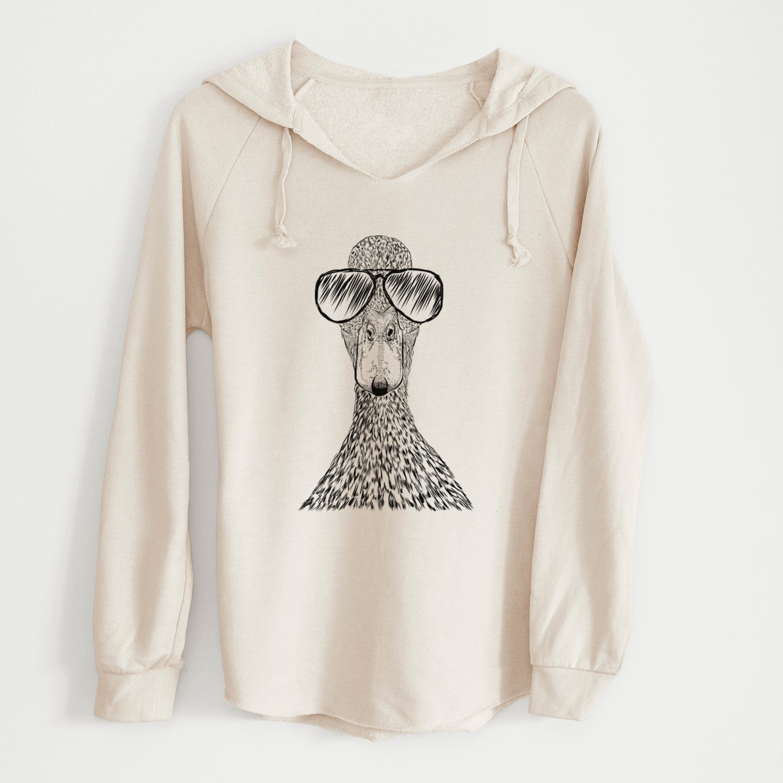 Aviator Marge the Mallard Duck - Cali Wave Hooded Sweatshirt