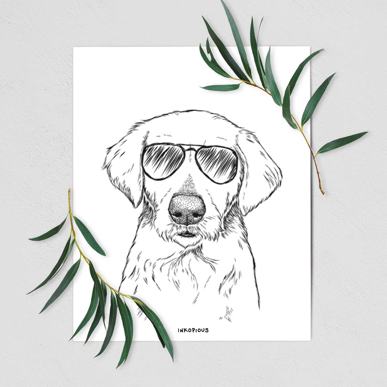Marley Sue the Labradoodle Art Print