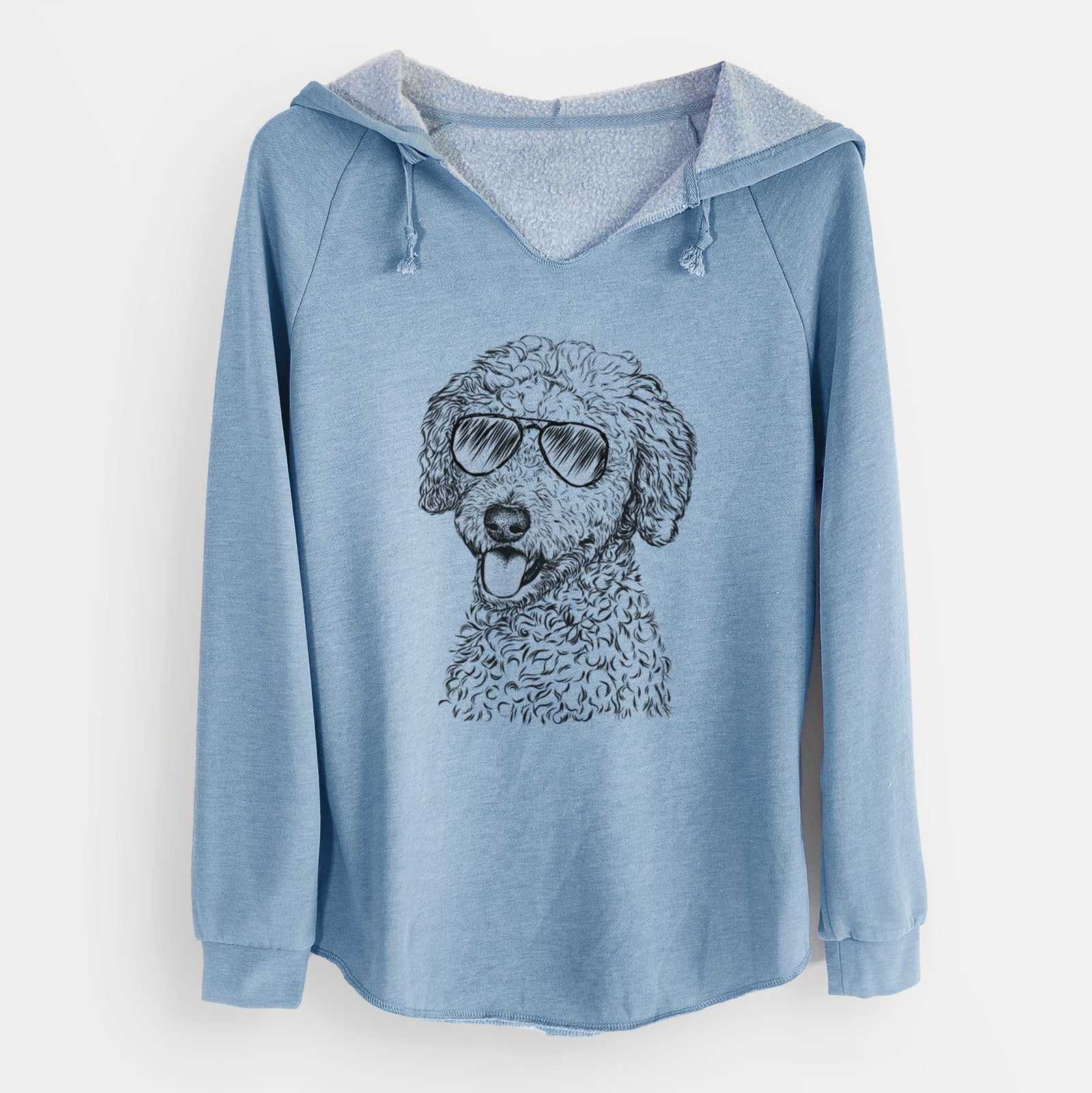 Aviator Marlow the Goldendoodle - Cali Wave Hooded Sweatshirt