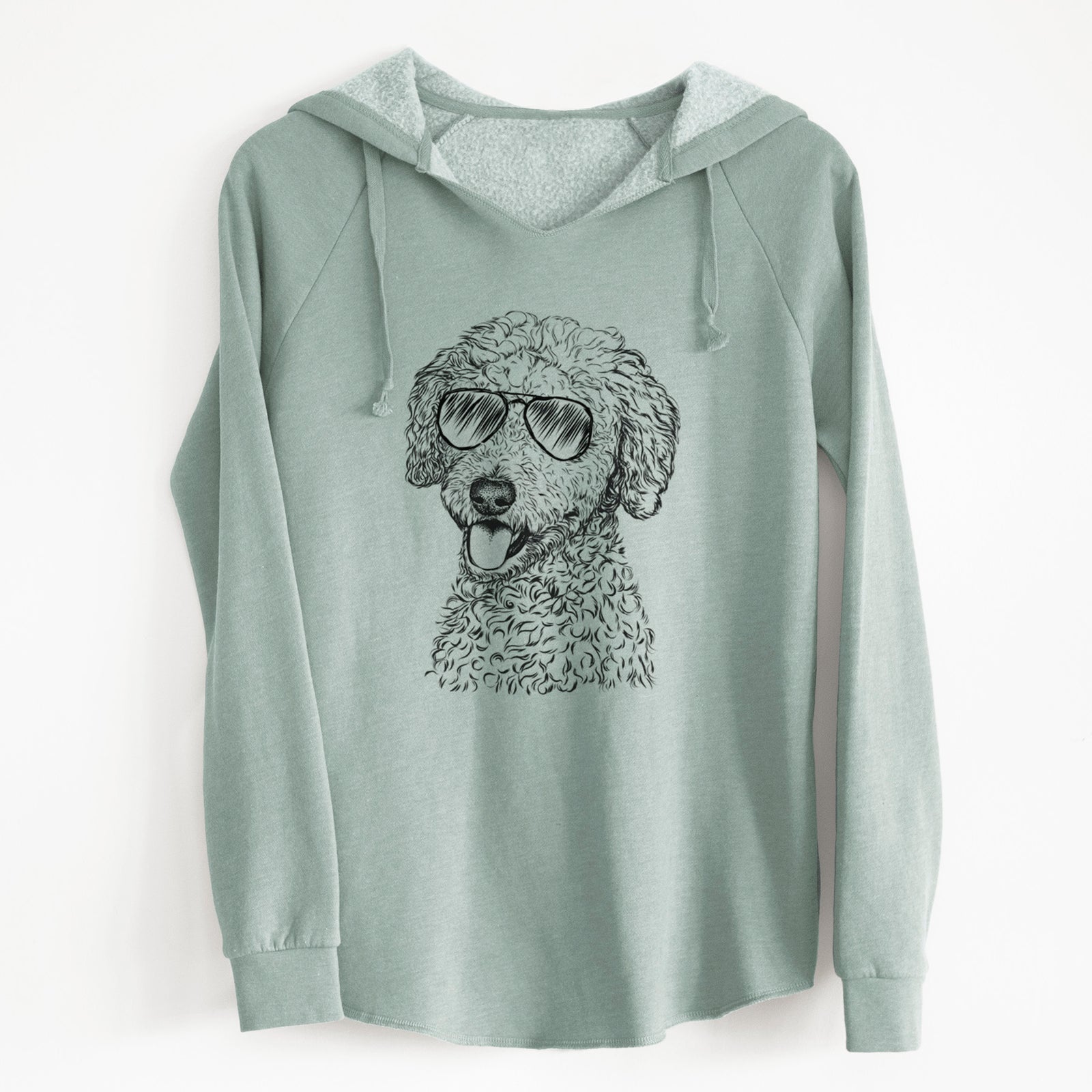 Aviator Marlow the Goldendoodle - Cali Wave Hooded Sweatshirt