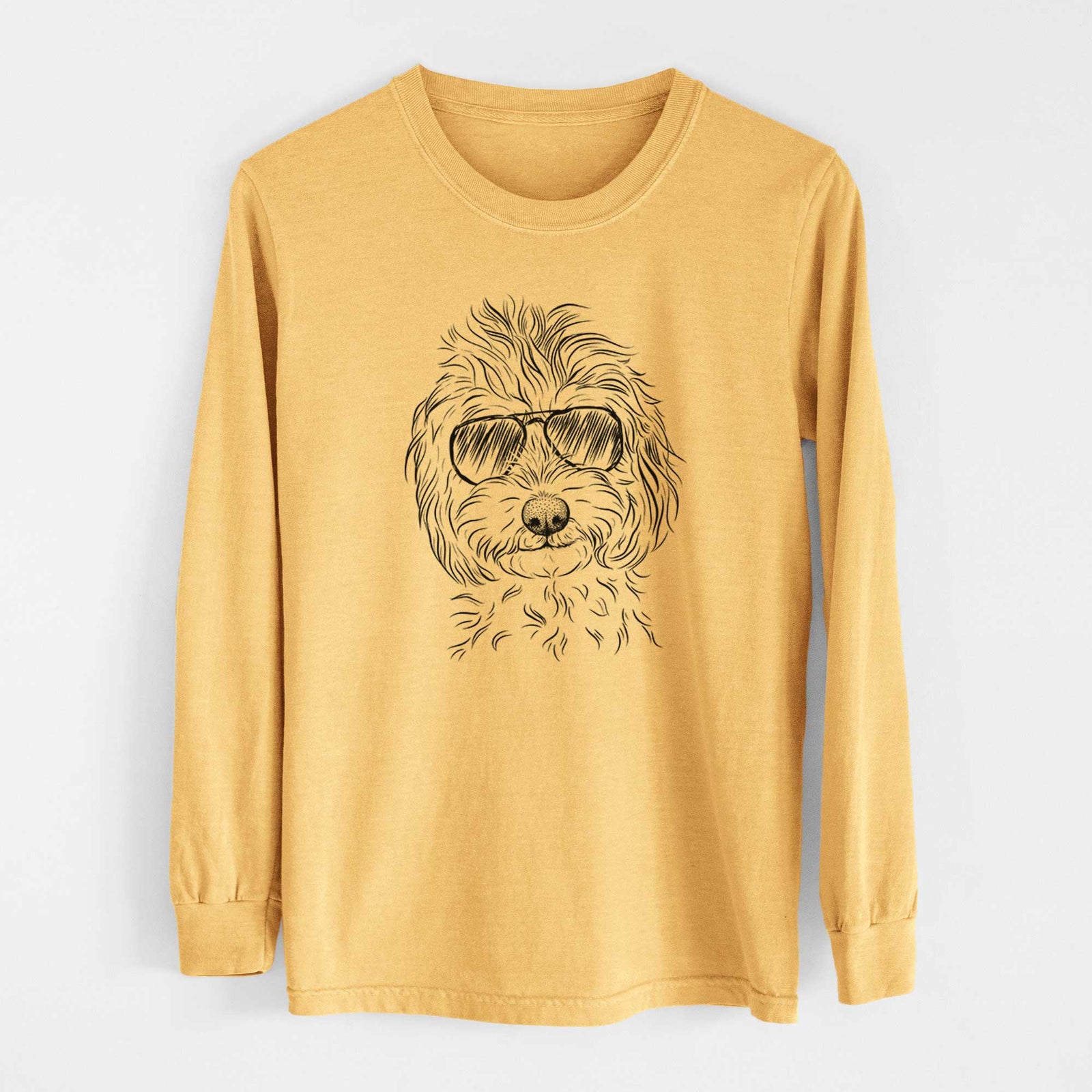 Aviators Mason the Cavapoo - Heavyweight 100% Cotton Long Sleeve