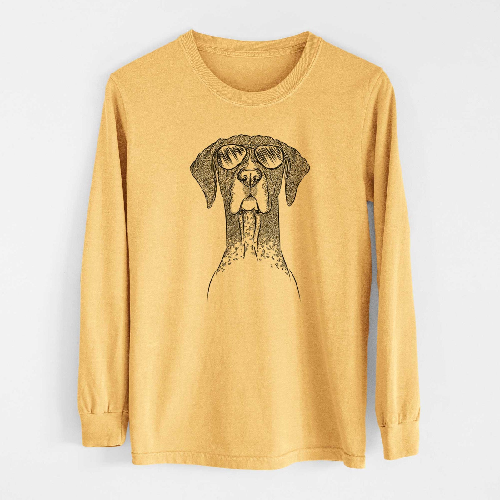 Aviators Mattis the German Shorthaired Pointer - Heavyweight 100% Cotton Long Sleeve
