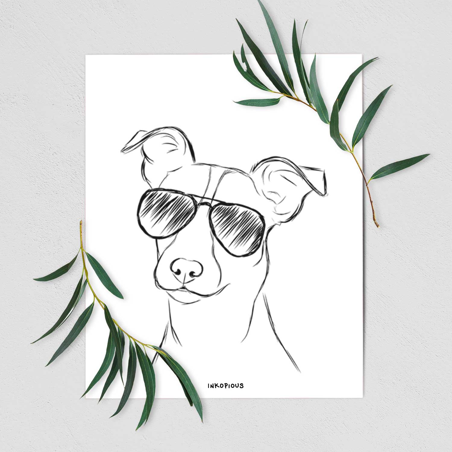 Max the Jack Russell Terrier Art Print