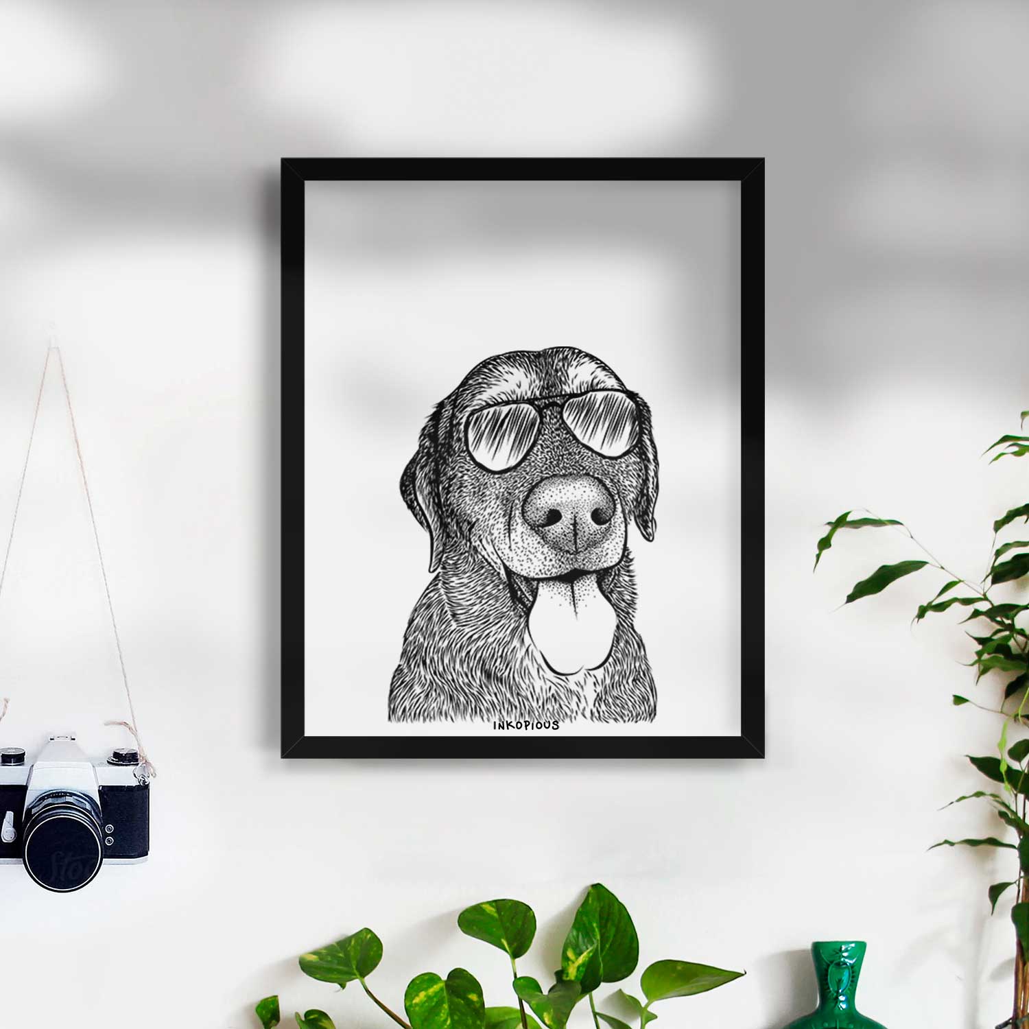 Max the Labrador Retriever Art Print