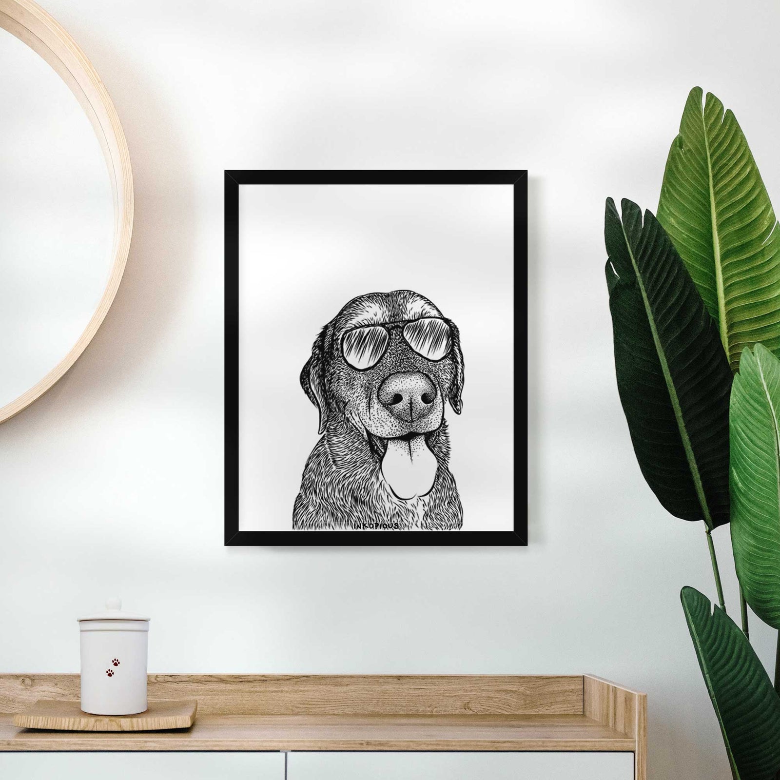 Max the Labrador Retriever Art Print