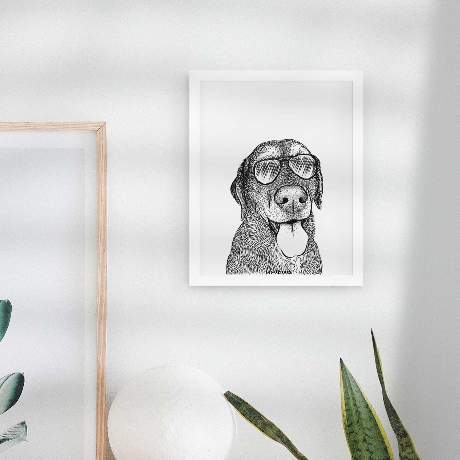 Max the Labrador Retriever Art Print