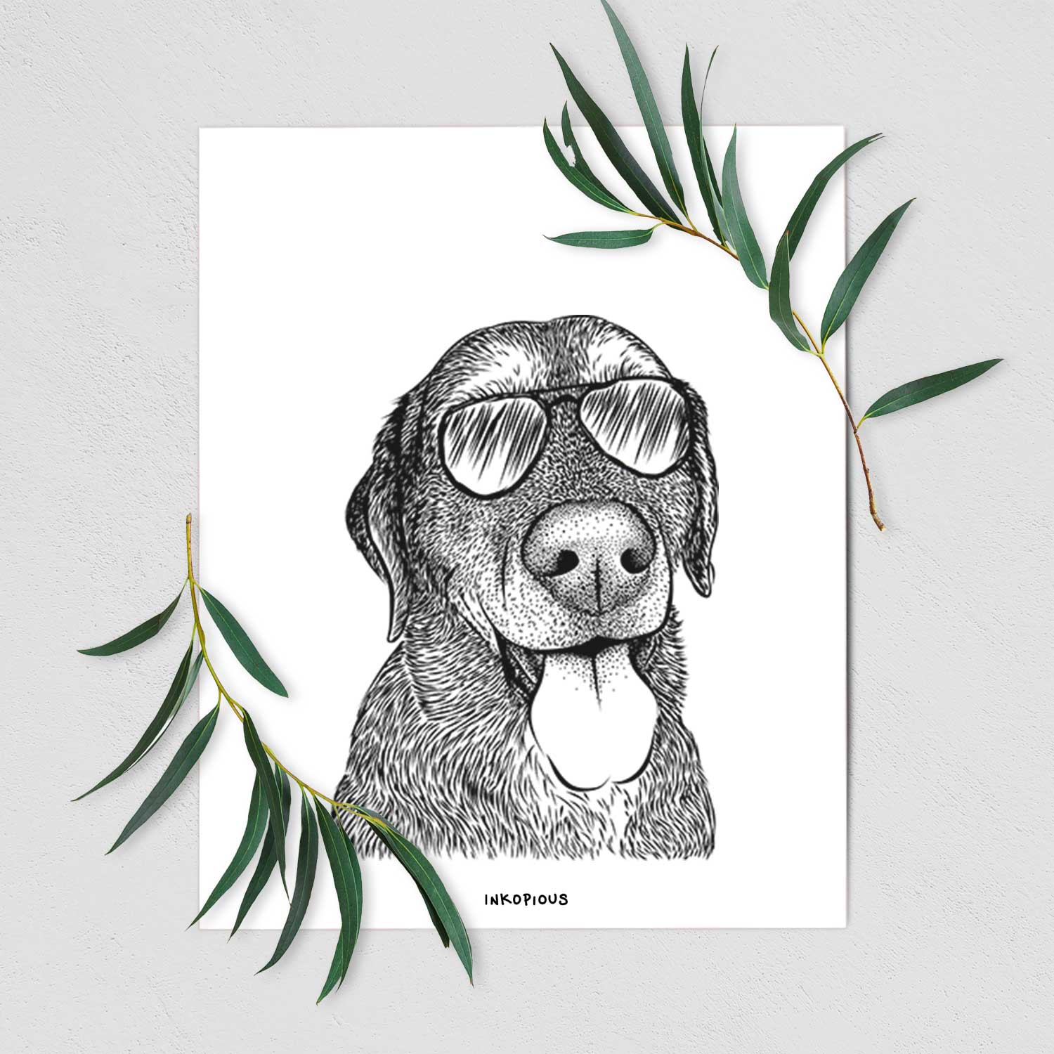 Max the Labrador Retriever Art Print