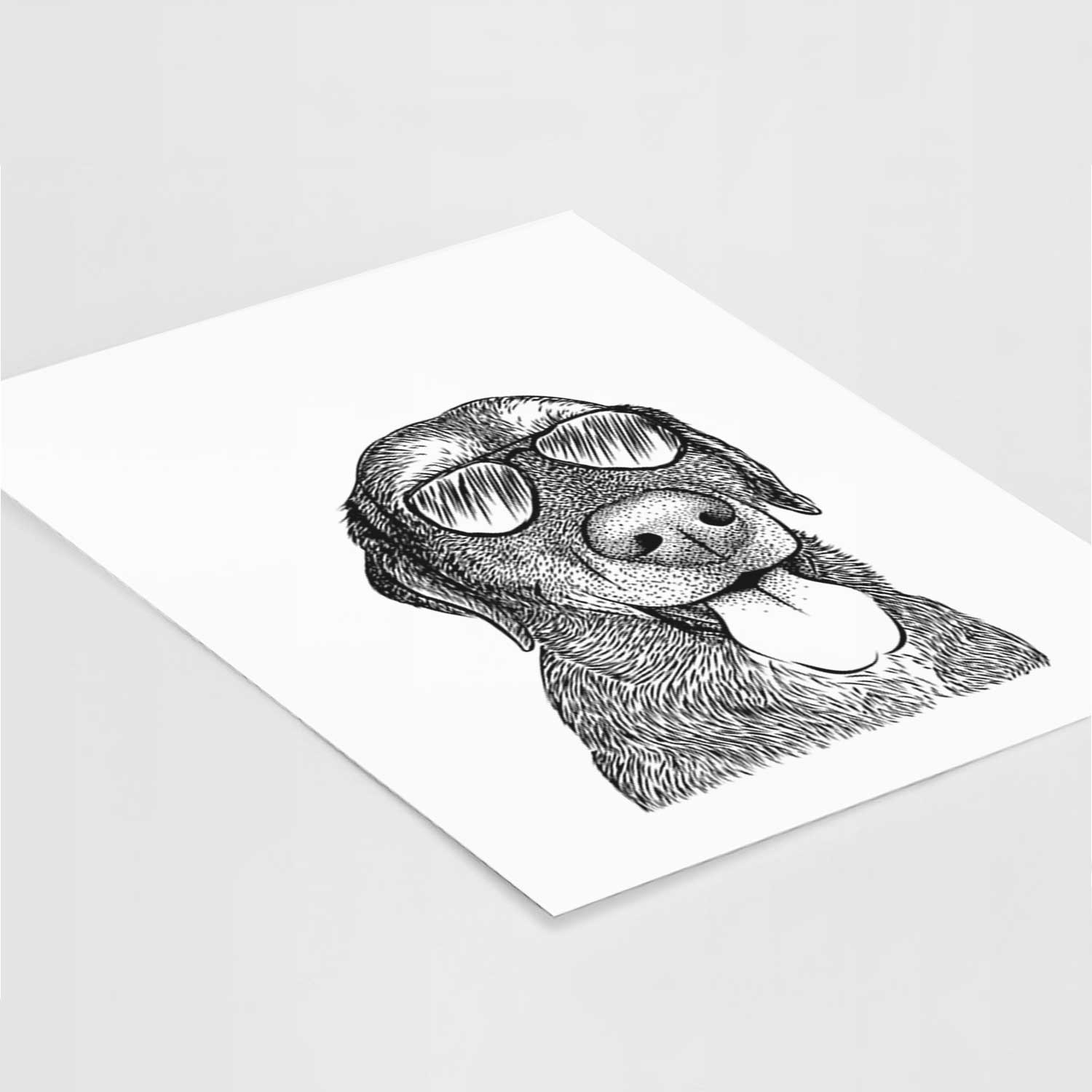 Max the Labrador Retriever Art Print