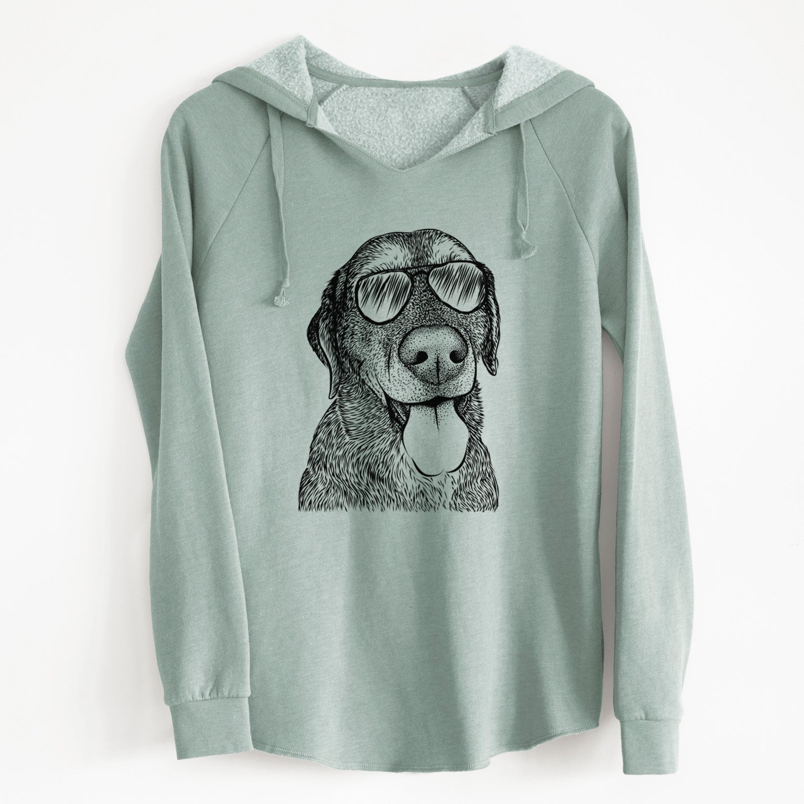 Aviator Max the Labrador Retriever - Cali Wave Hooded Sweatshirt