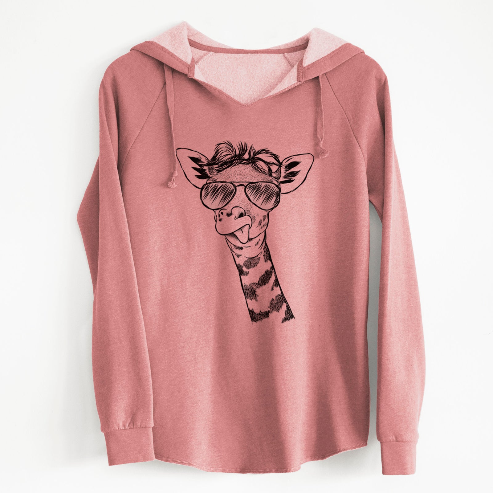 Aviator Mel the Baby Giraffe - Cali Wave Hooded Sweatshirt