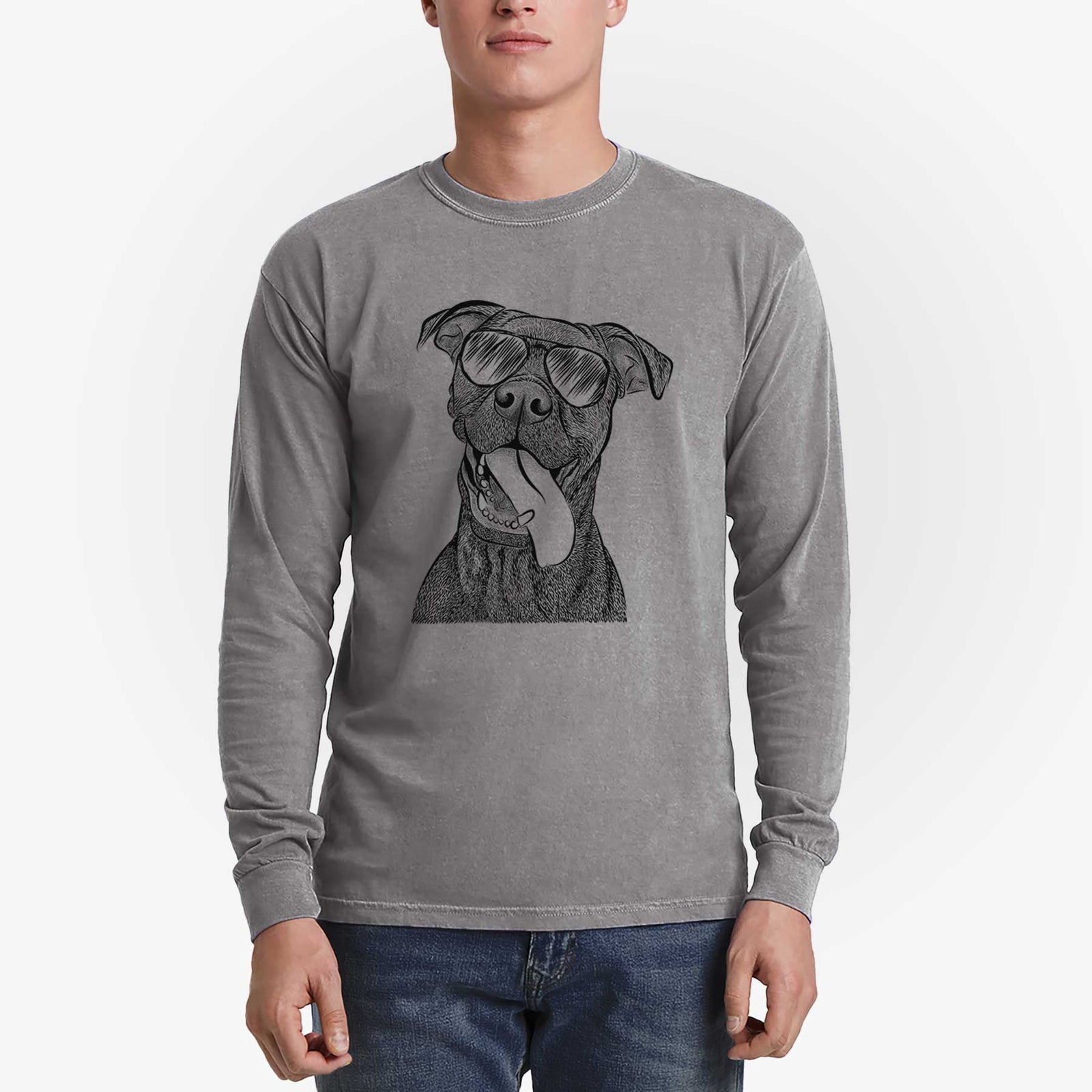 Aviators Mikey the Boxador - Heavyweight 100% Cotton Long Sleeve