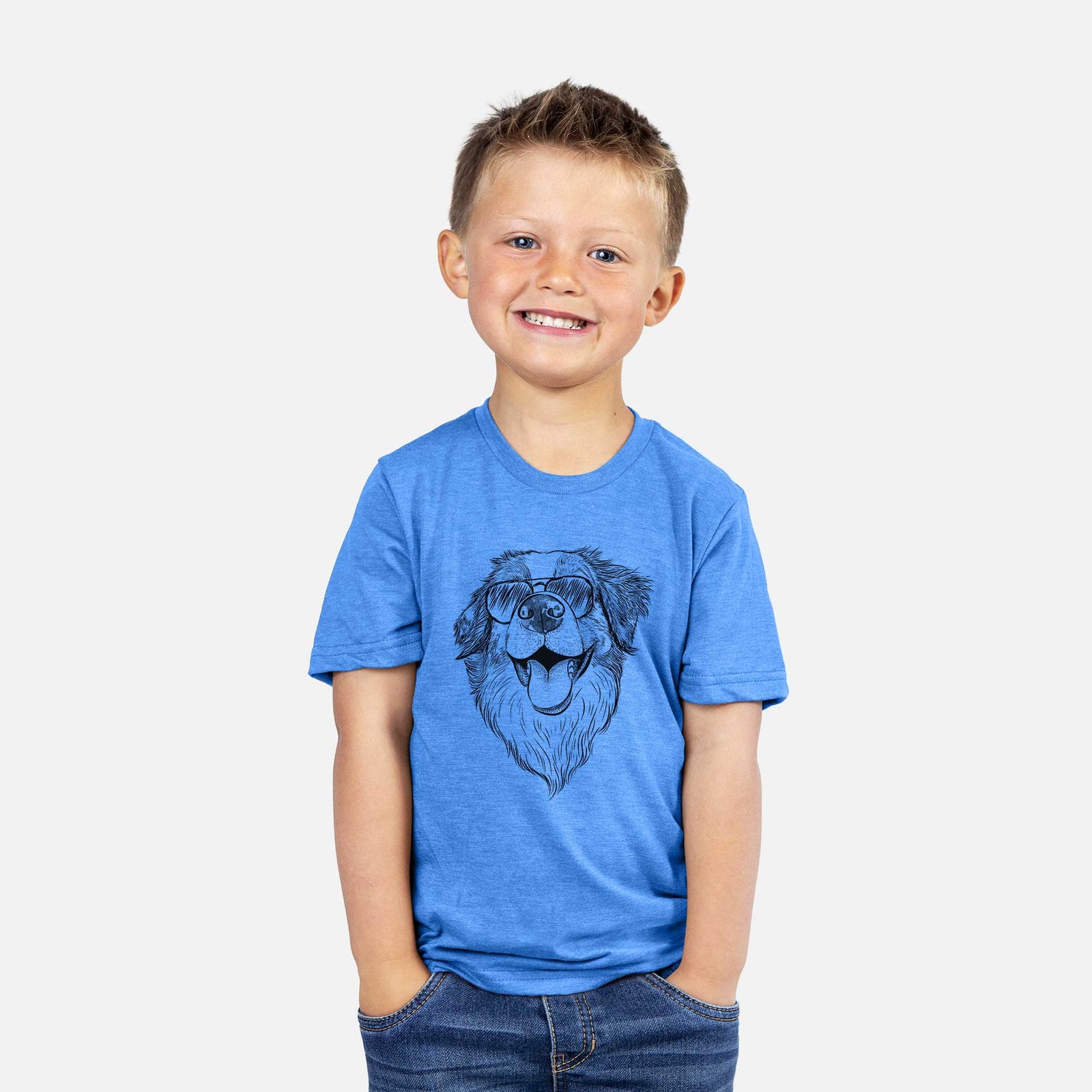 Aviator Mila the Australian Shepherd - Kids/Youth/Toddler Shirt