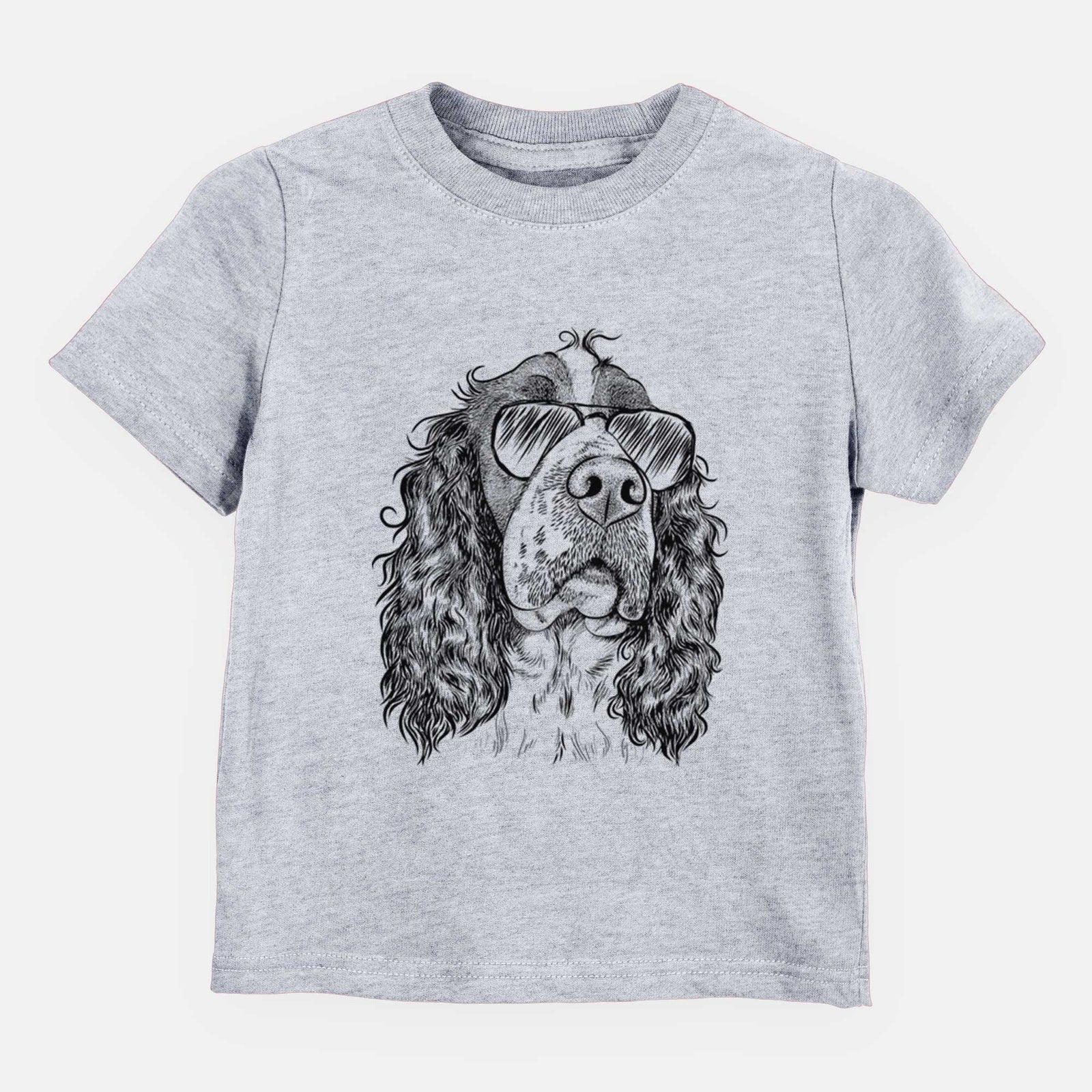 Aviator Millie Mae the English Springer Spaniel - Kids/Youth/Toddler Shirt