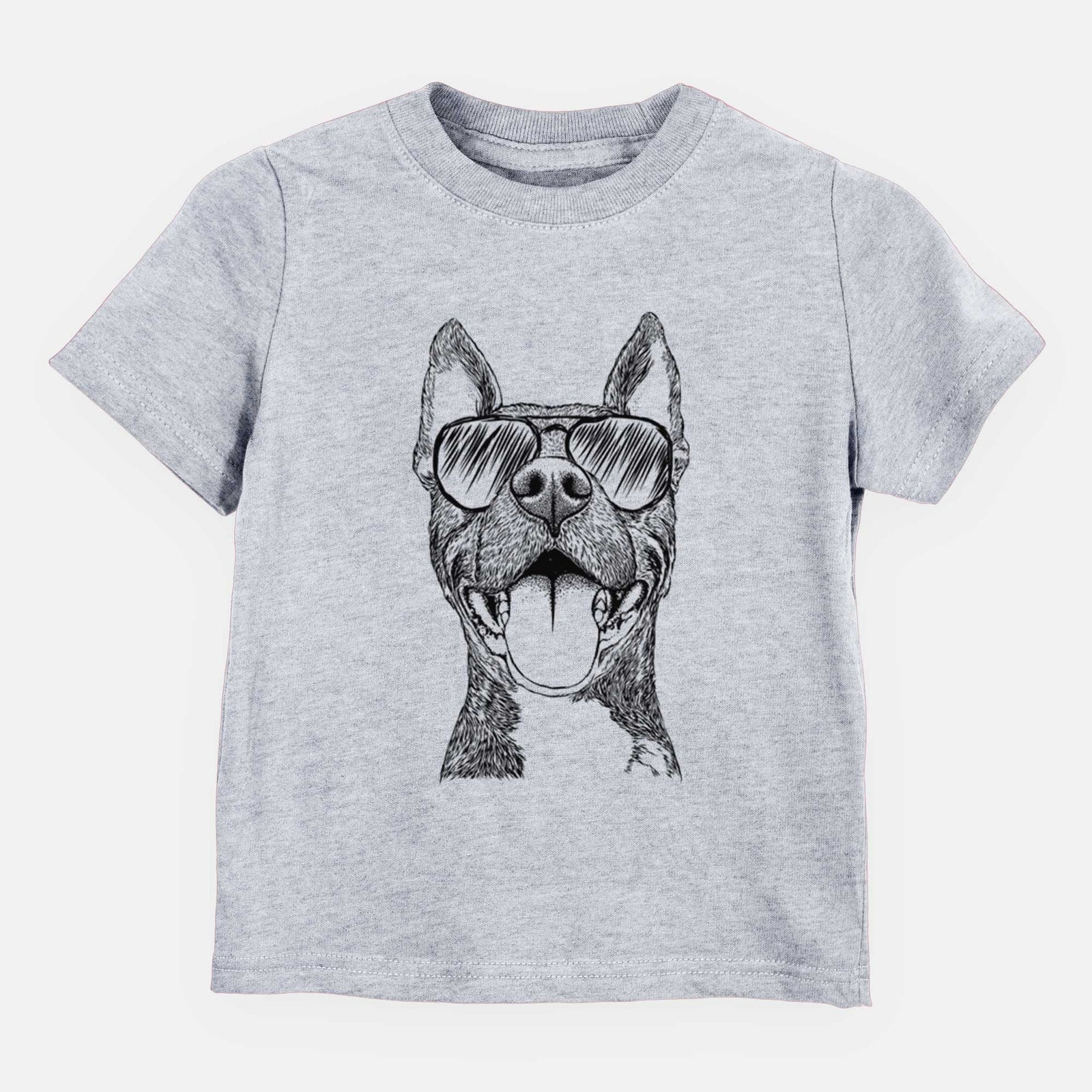 Aviator Milo the Pitbull Mix - Kids/Youth/Toddler Shirt