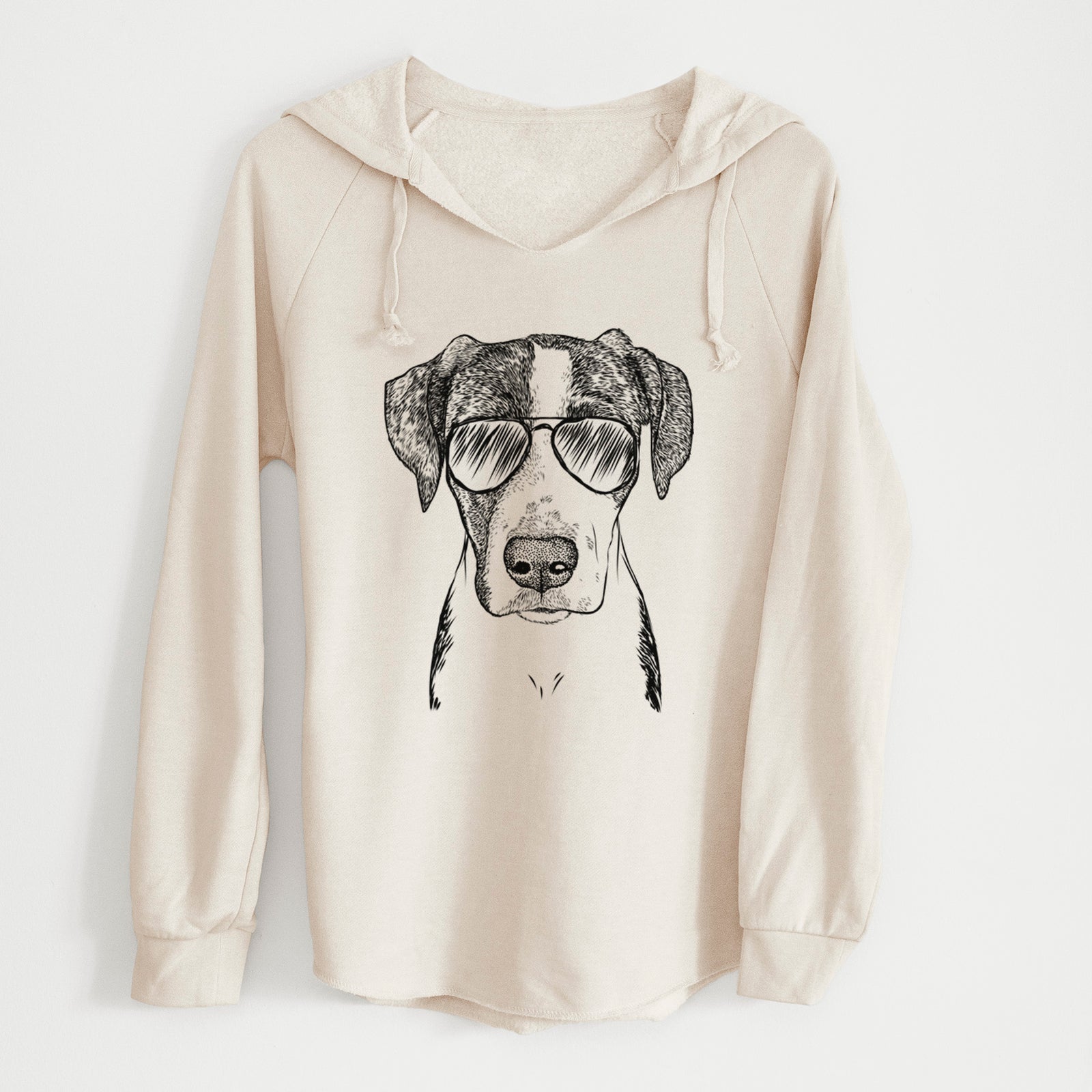 Aviator Milo the Mixed Breed - Cali Wave Hooded Sweatshirt