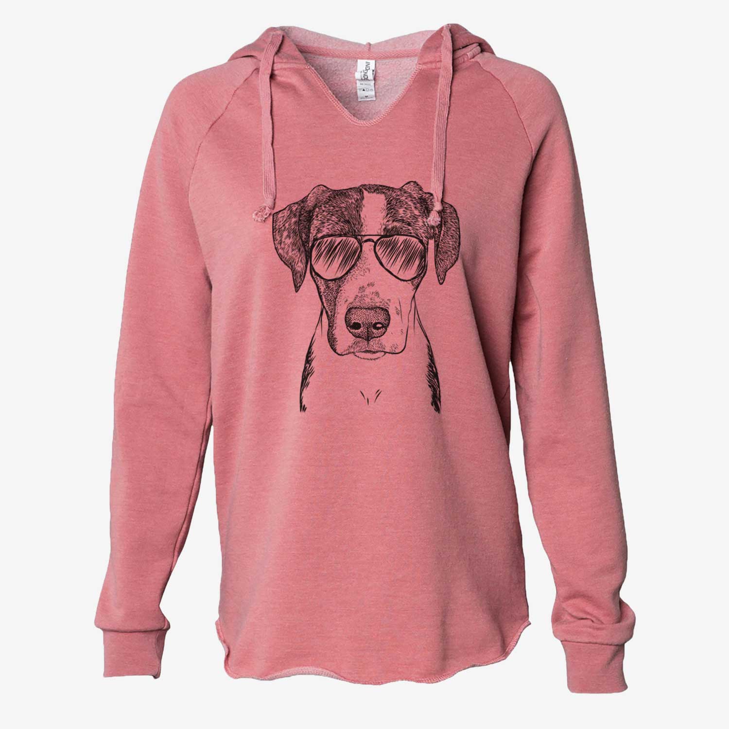 Milo the Mixed Breed - Cali Wave Hooded Sweatshirt