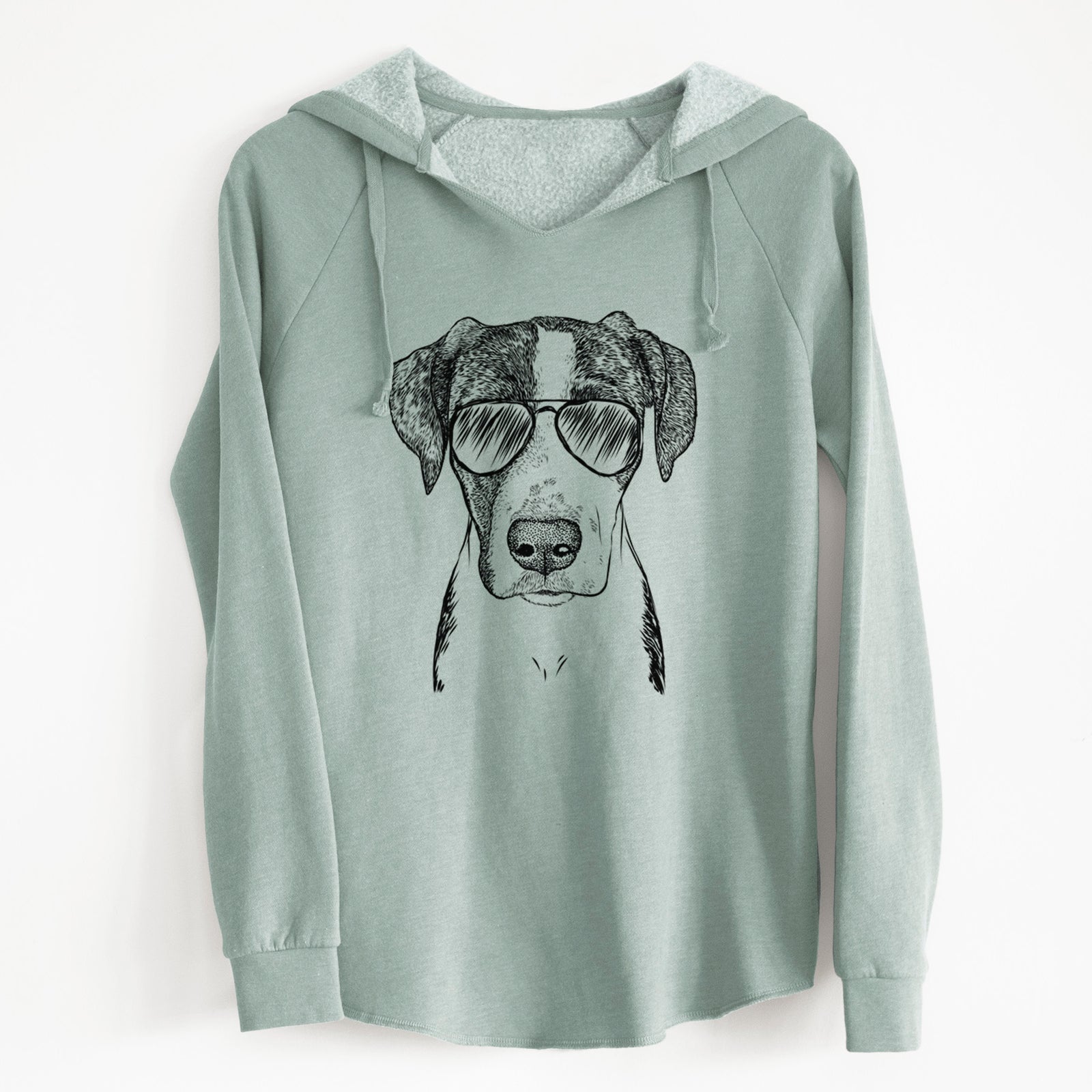 Aviator Milo the Mixed Breed - Cali Wave Hooded Sweatshirt