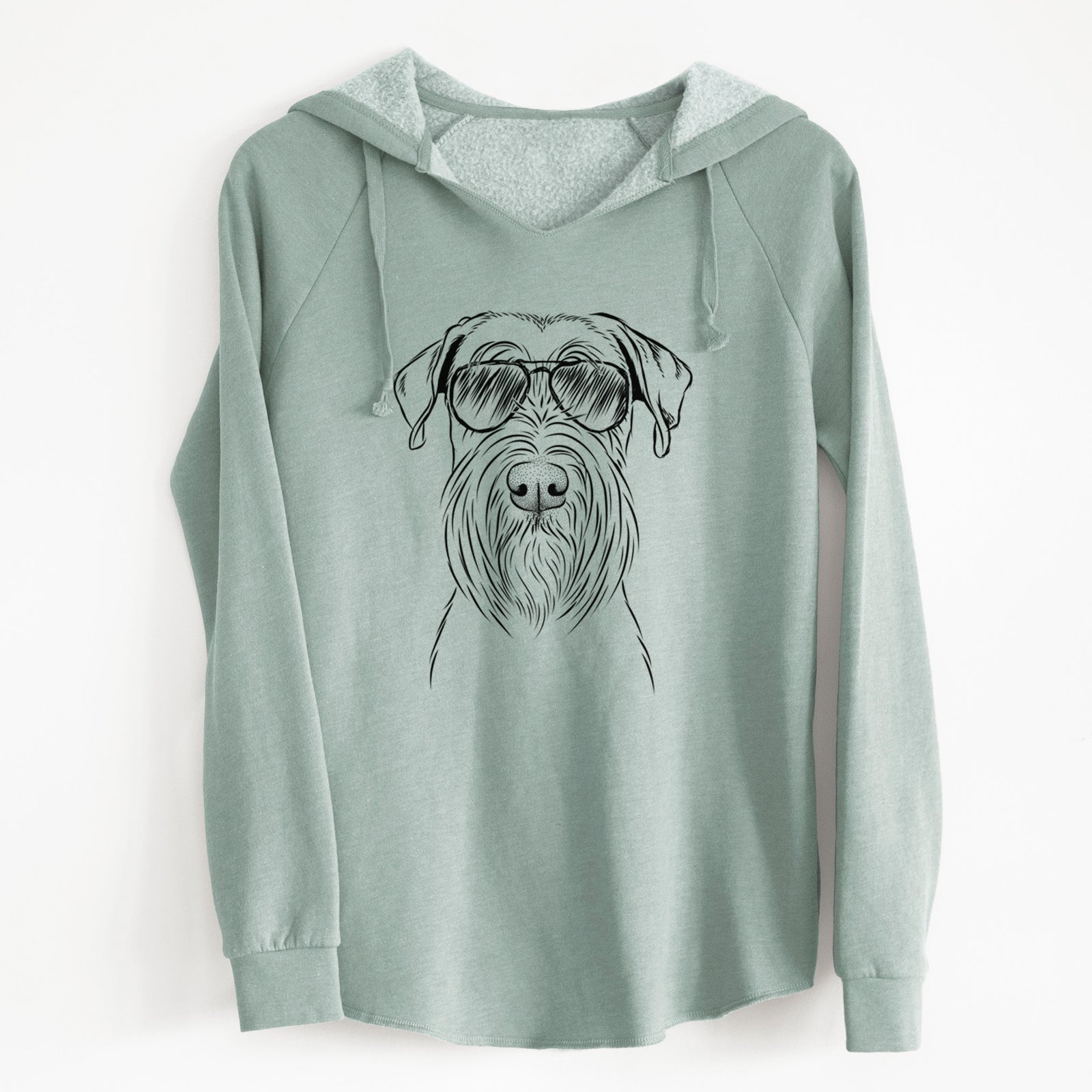 Aviator Milton the Schnauzer - Cali Wave Hooded Sweatshirt