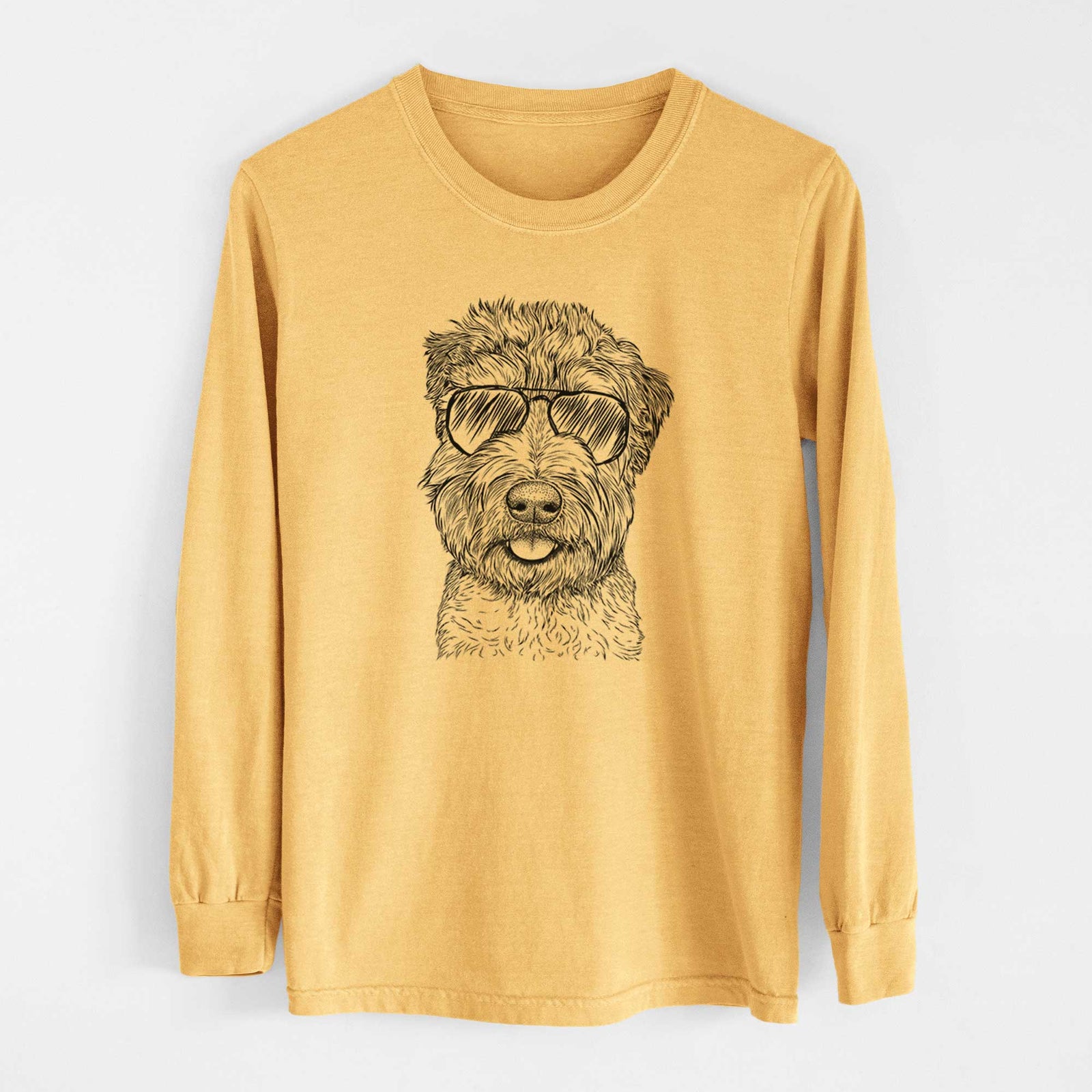 Aviators Milton the Soft Coated Wheaten Terrier - Heavyweight 100% Cotton Long Sleeve