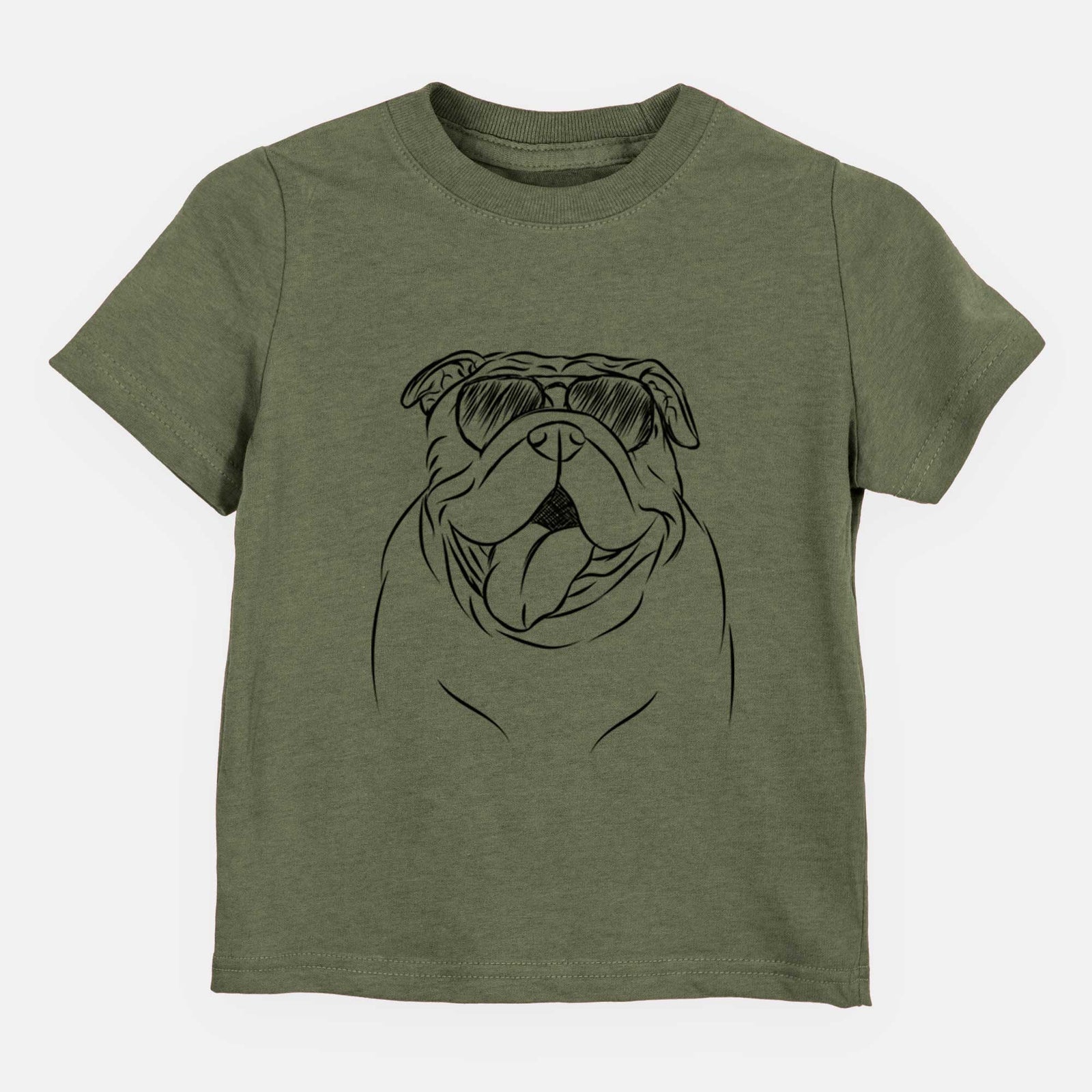 Aviator Missy Moo the English Bulldog - Kids/Youth/Toddler Shirt