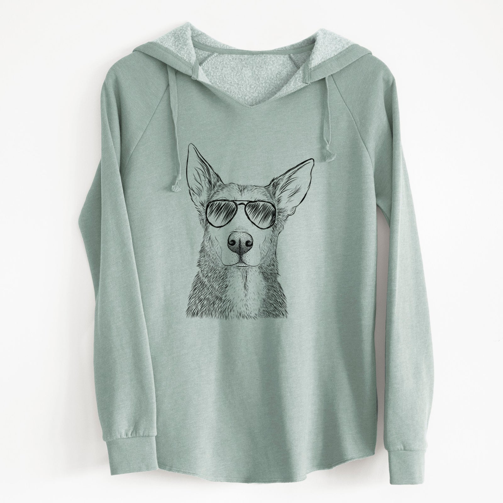 Aviator Misty the German Shepherd Mix - Cali Wave Hooded Sweatshirt