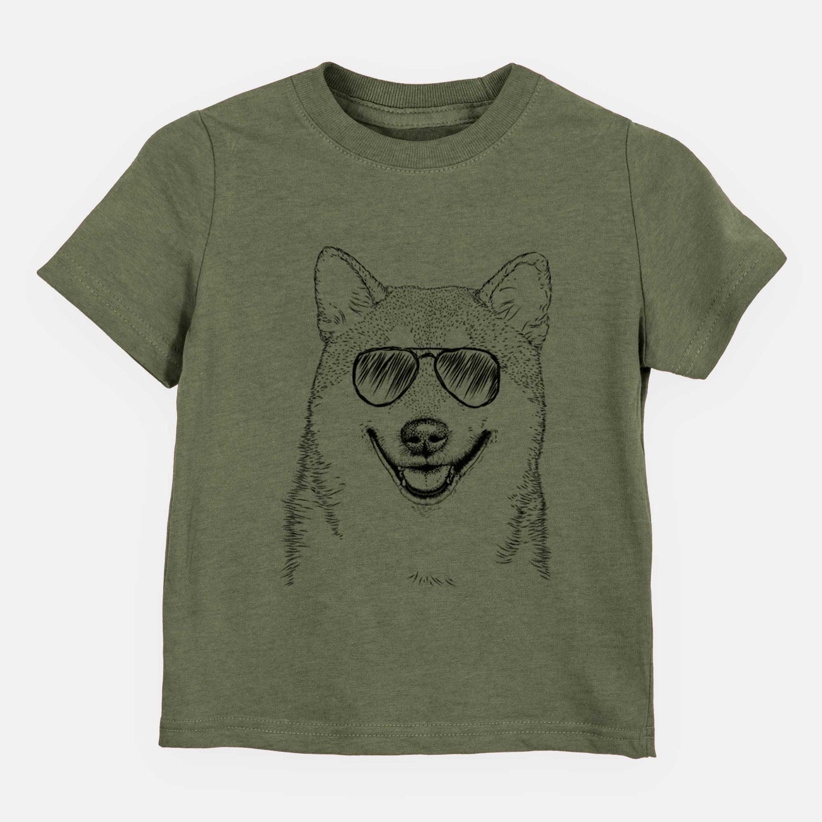 Aviator Mitsu the Shiba Inu - Kids/Youth/Toddler Shirt