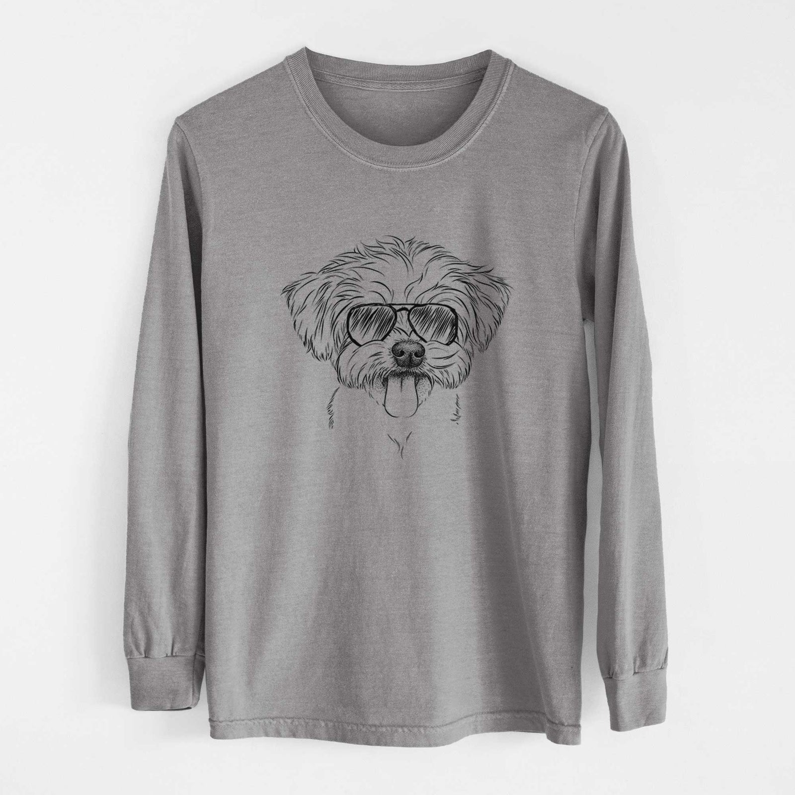 Aviators Mochi the Maltese - Heavyweight 100% Cotton Long Sleeve
