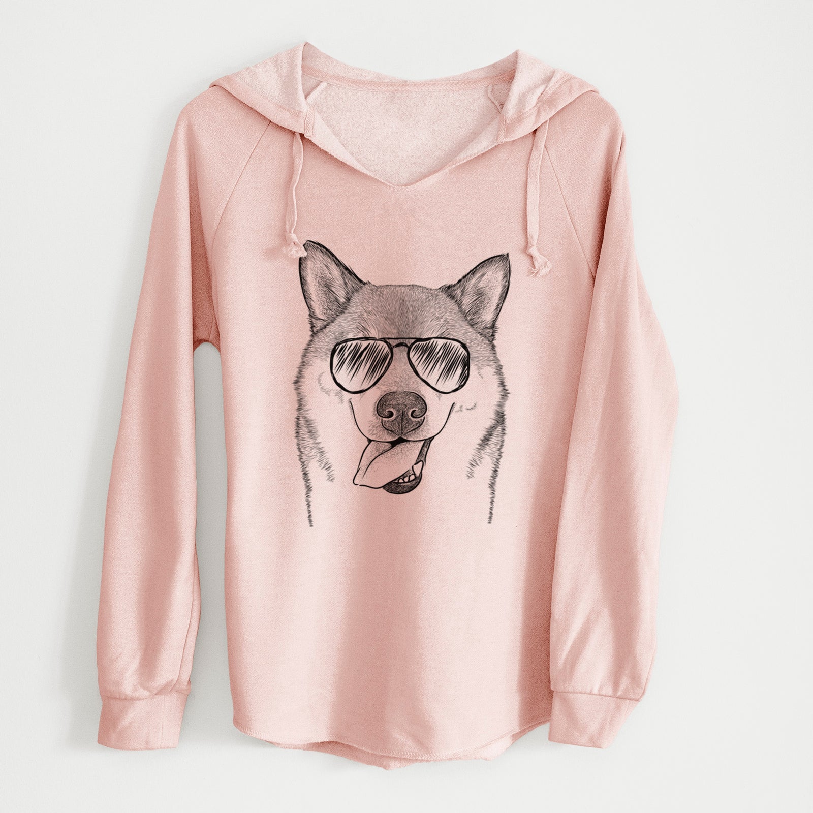 Aviator Mothra the Shiba Inu - Cali Wave Hooded Sweatshirt