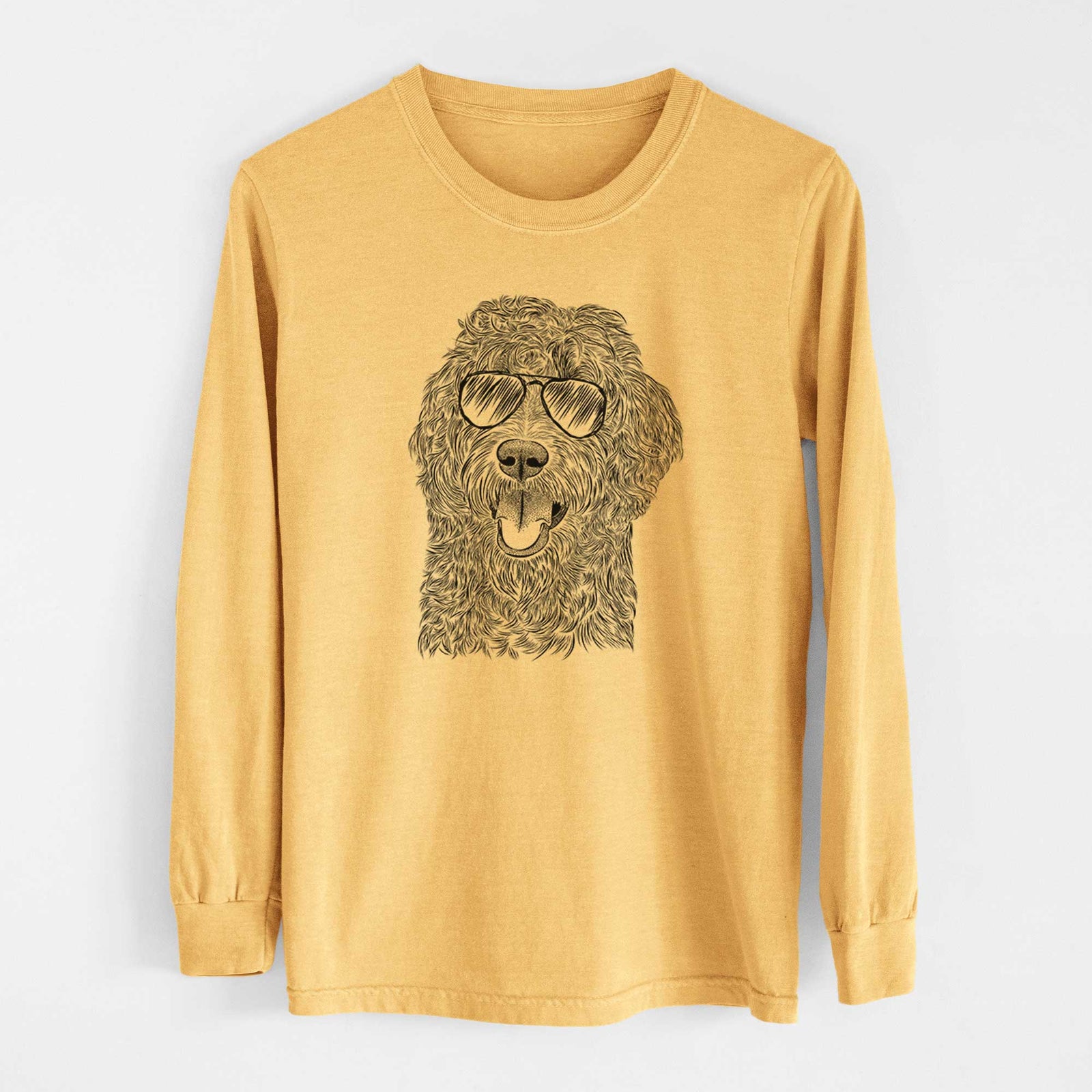 Aviators Murr Dog the Labradoodle - Heavyweight 100% Cotton Long Sleeve