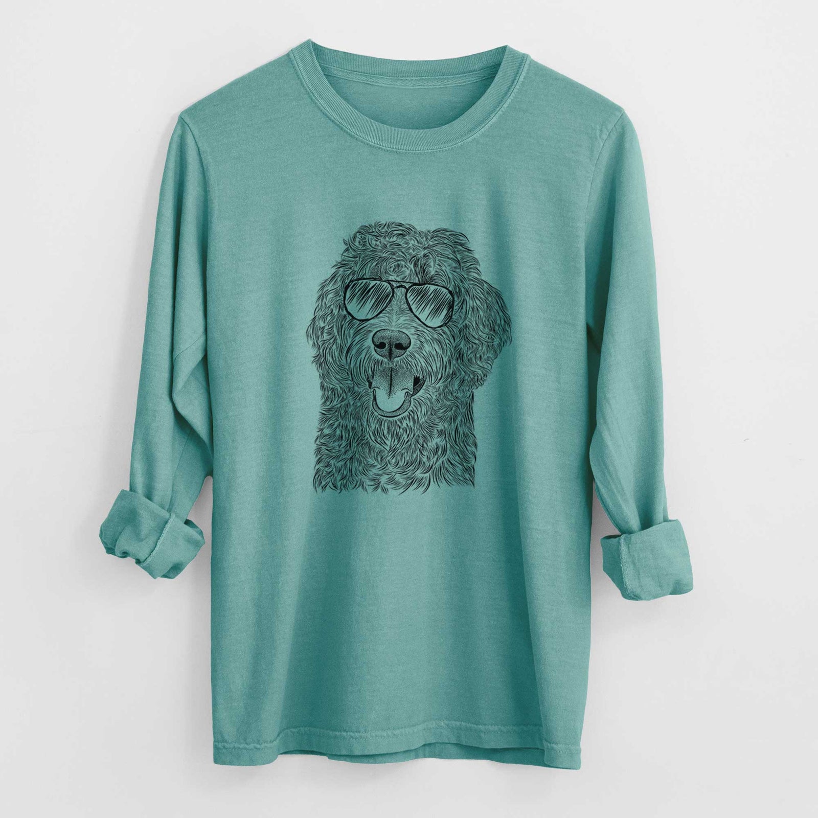 Aviators Murr Dog the Labradoodle - Heavyweight 100% Cotton Long Sleeve