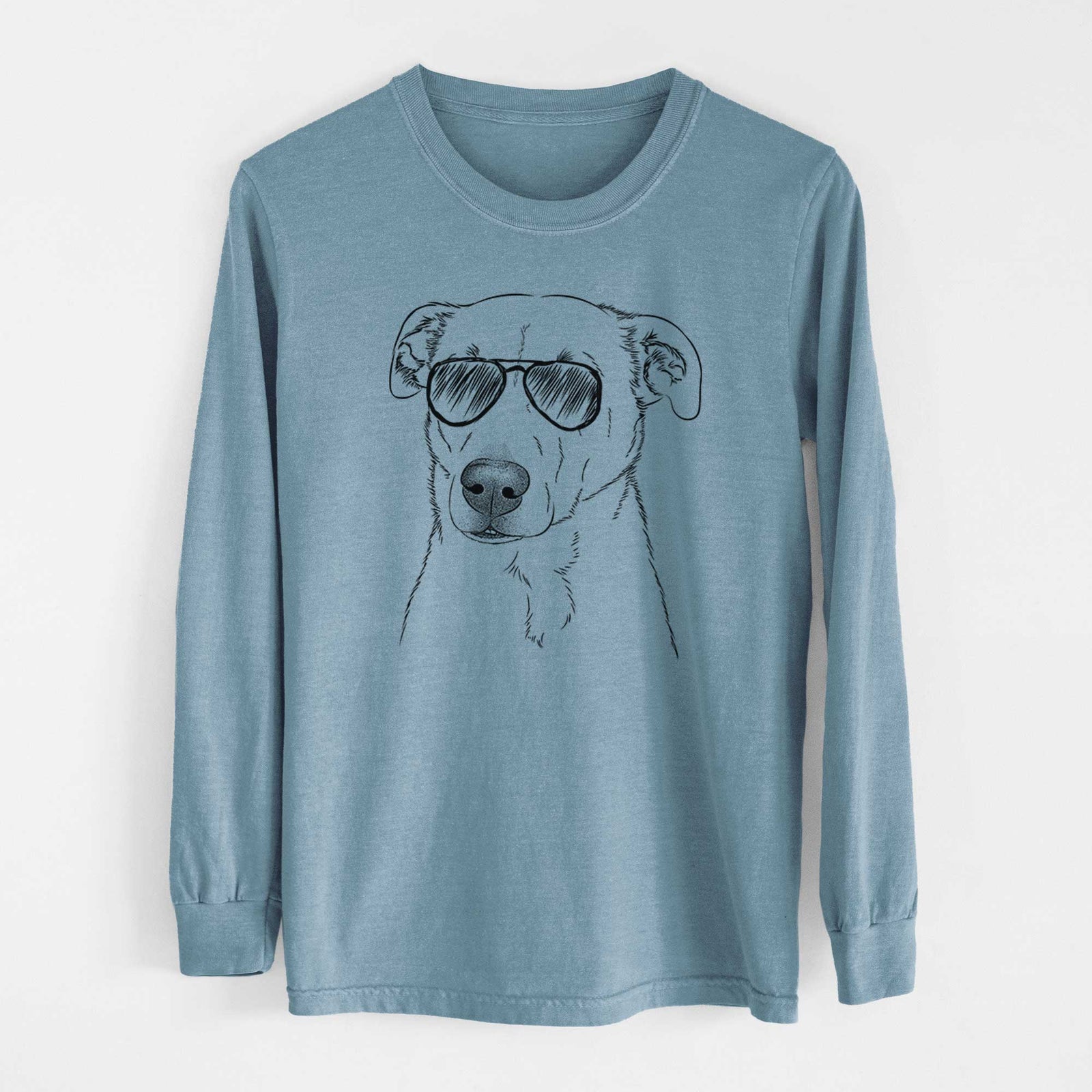Aviators Nala the American Staffordshire Terrier - Heavyweight 100% Cotton Long Sleeve