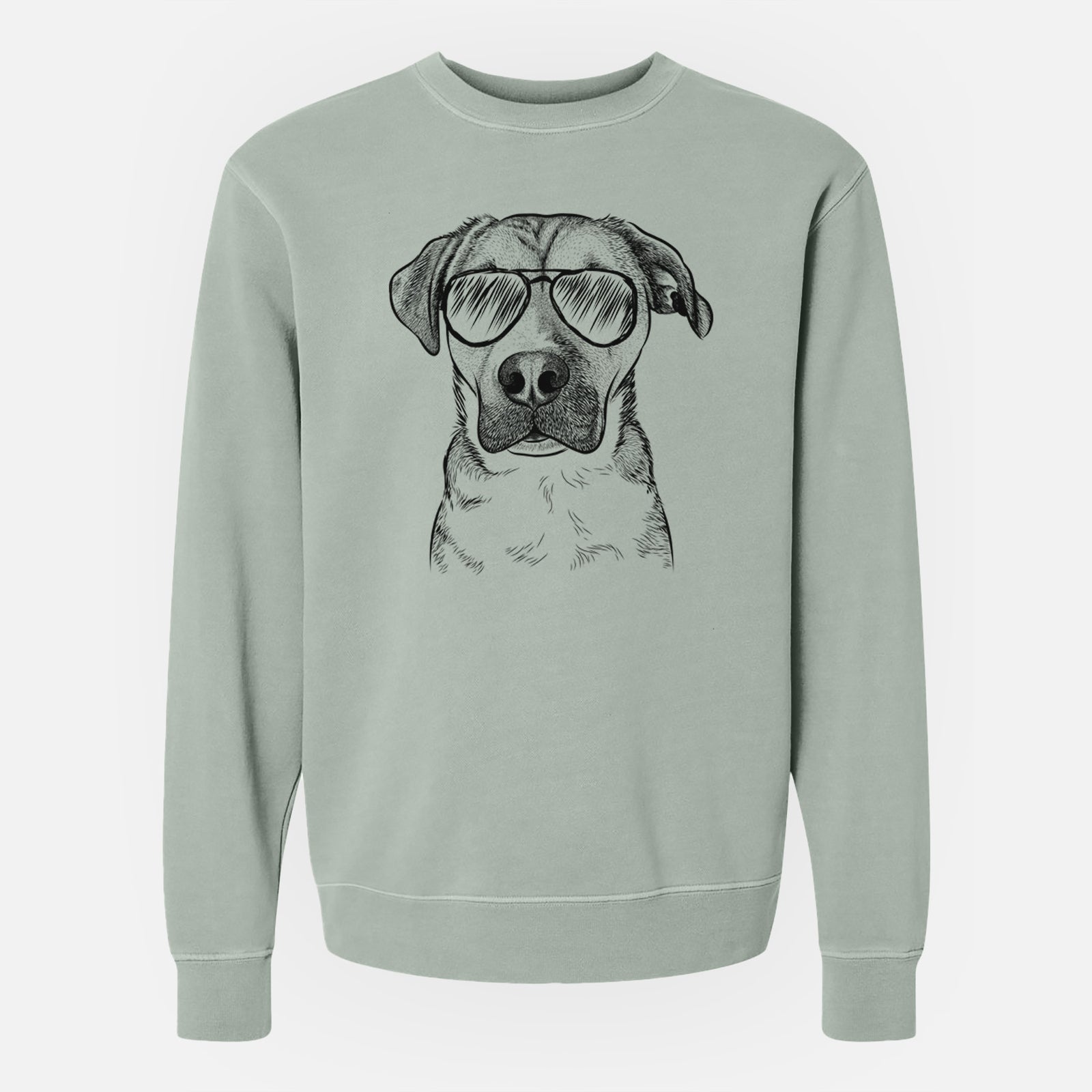Aviator Nemo the Mixed Breed - Unisex Pigment Dyed Crew Sweatshirt