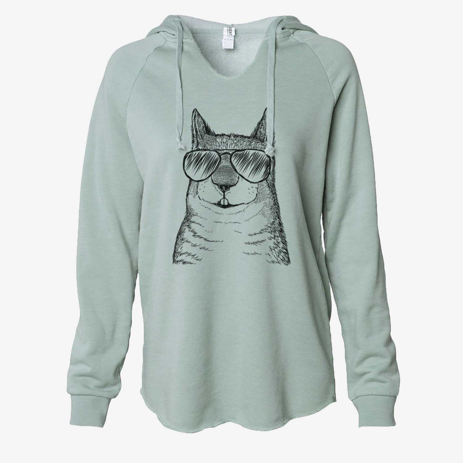 Nibbles the Squirrel - Cali Wave Hooded Sweatshirt