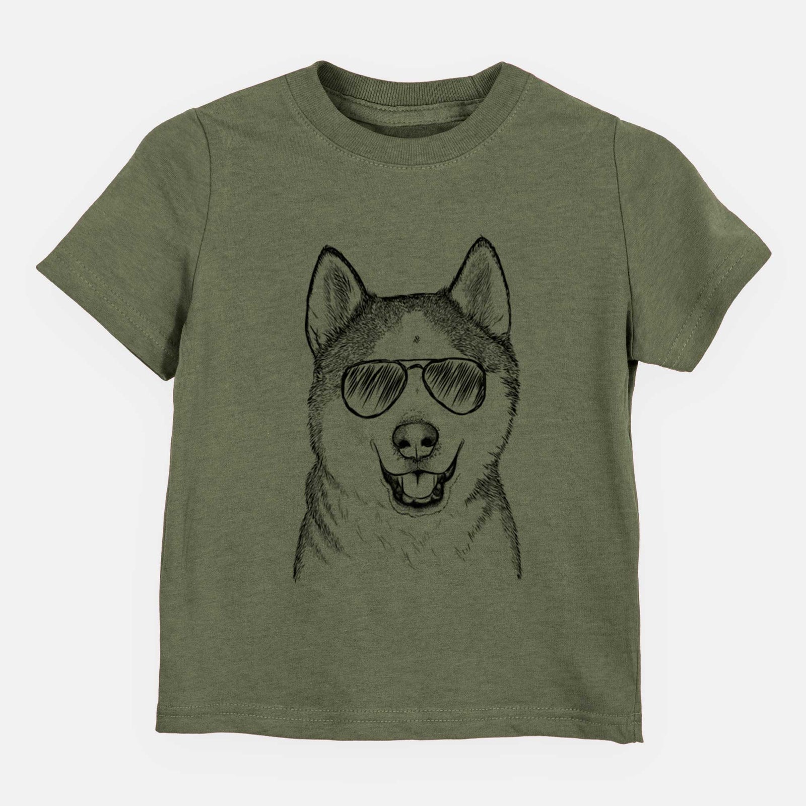 Aviator Nika the Siberian Husky - Kids/Youth/Toddler Shirt