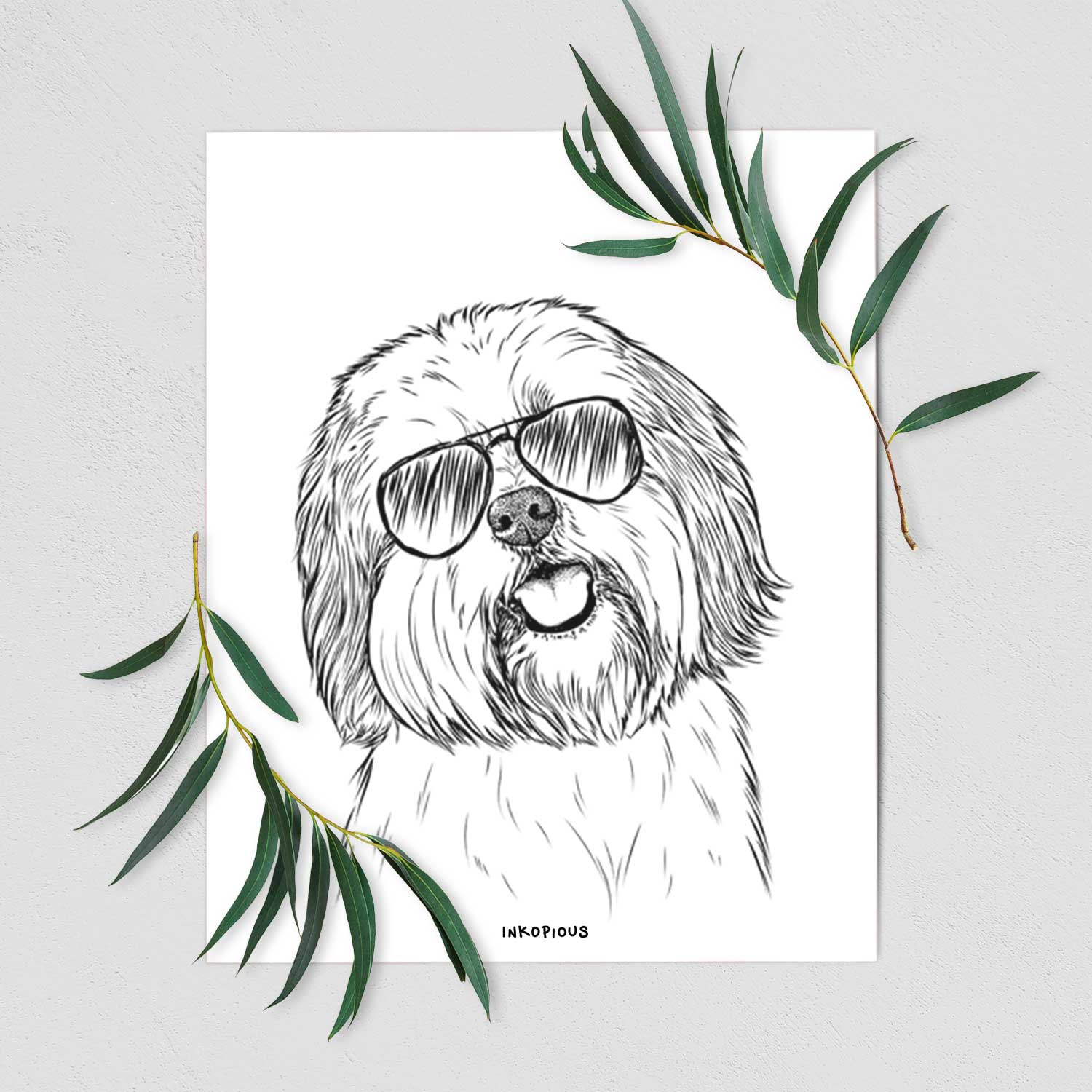 Nikka the Lowchen Art Print