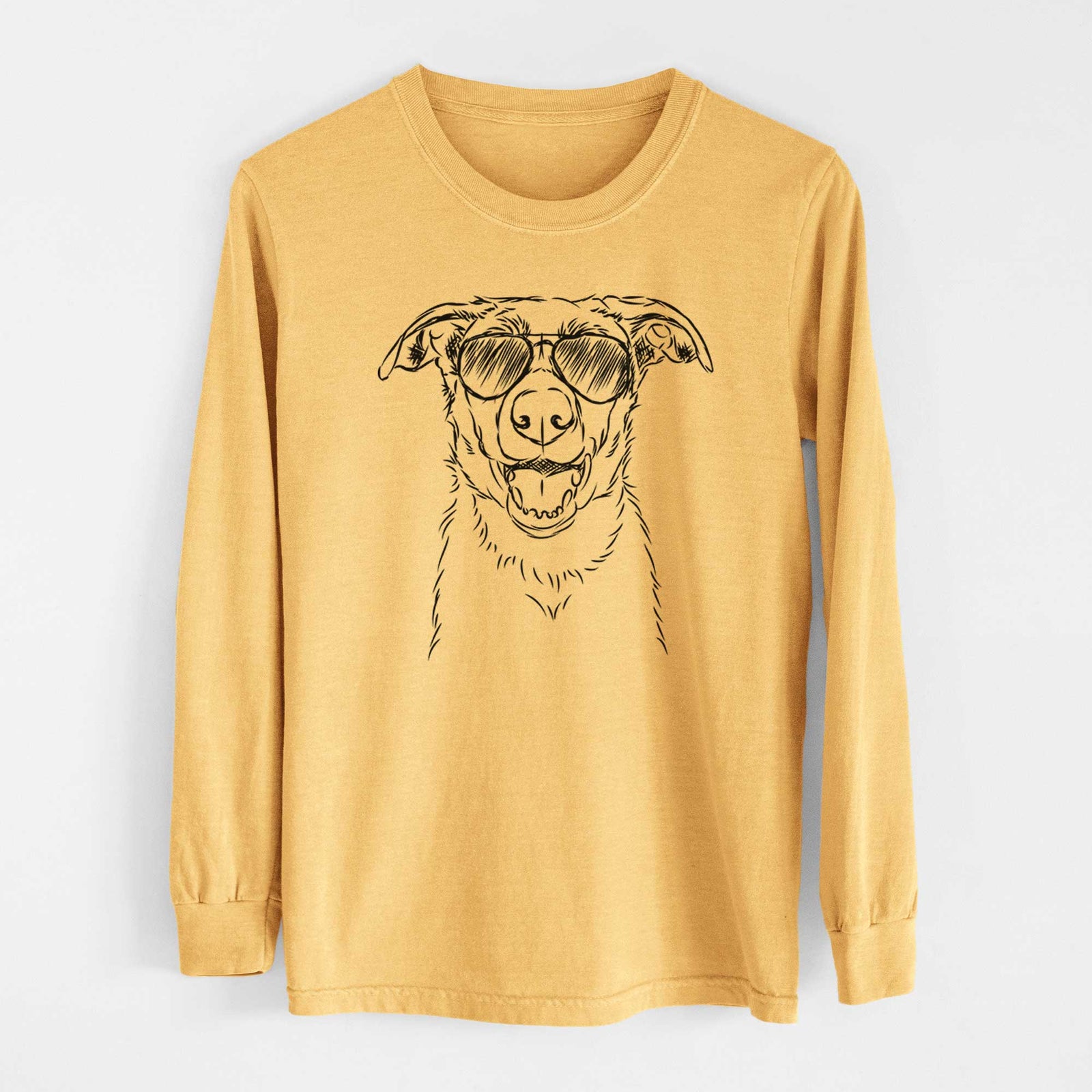 Aviators Noah the Border Collie - Heavyweight 100% Cotton Long Sleeve