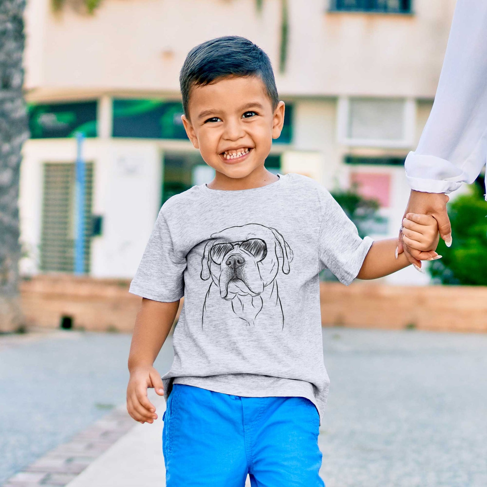 Aviator Nora the American Bulldog Mix - Kids/Youth/Toddler Shirt