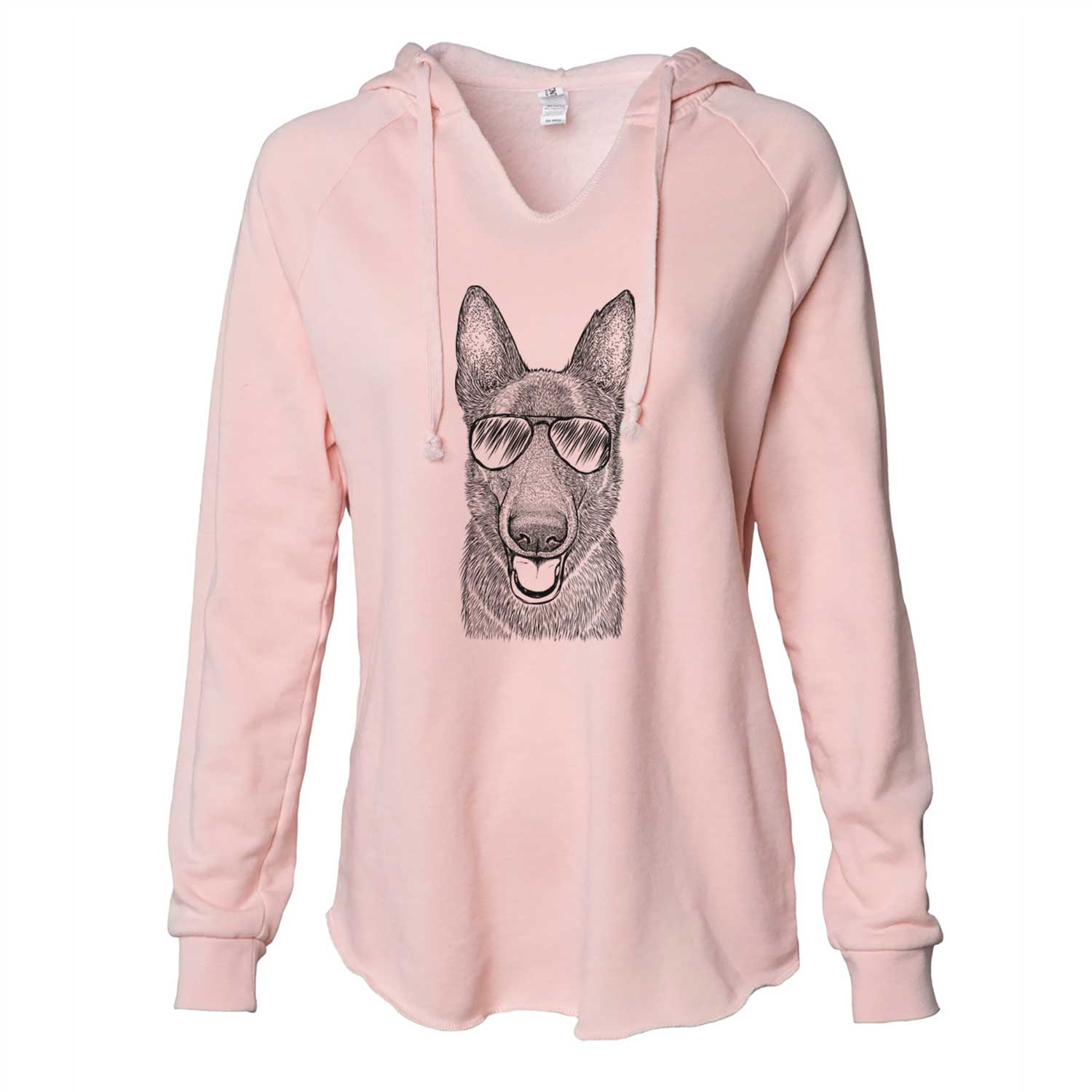 Nyx the German Shepherd - Cali Wave Hooded Sweatshirt