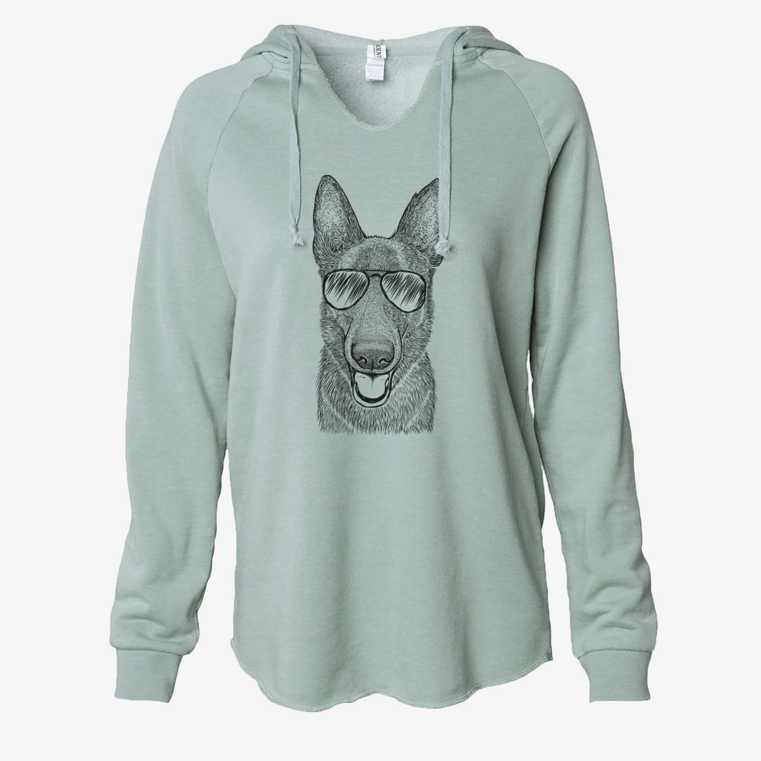 Nyx the German Shepherd - Cali Wave Hooded Sweatshirt