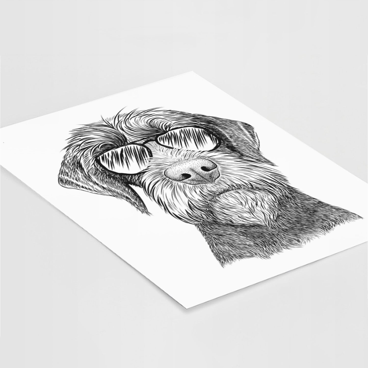 Oakley the Pudelpointer Art Print