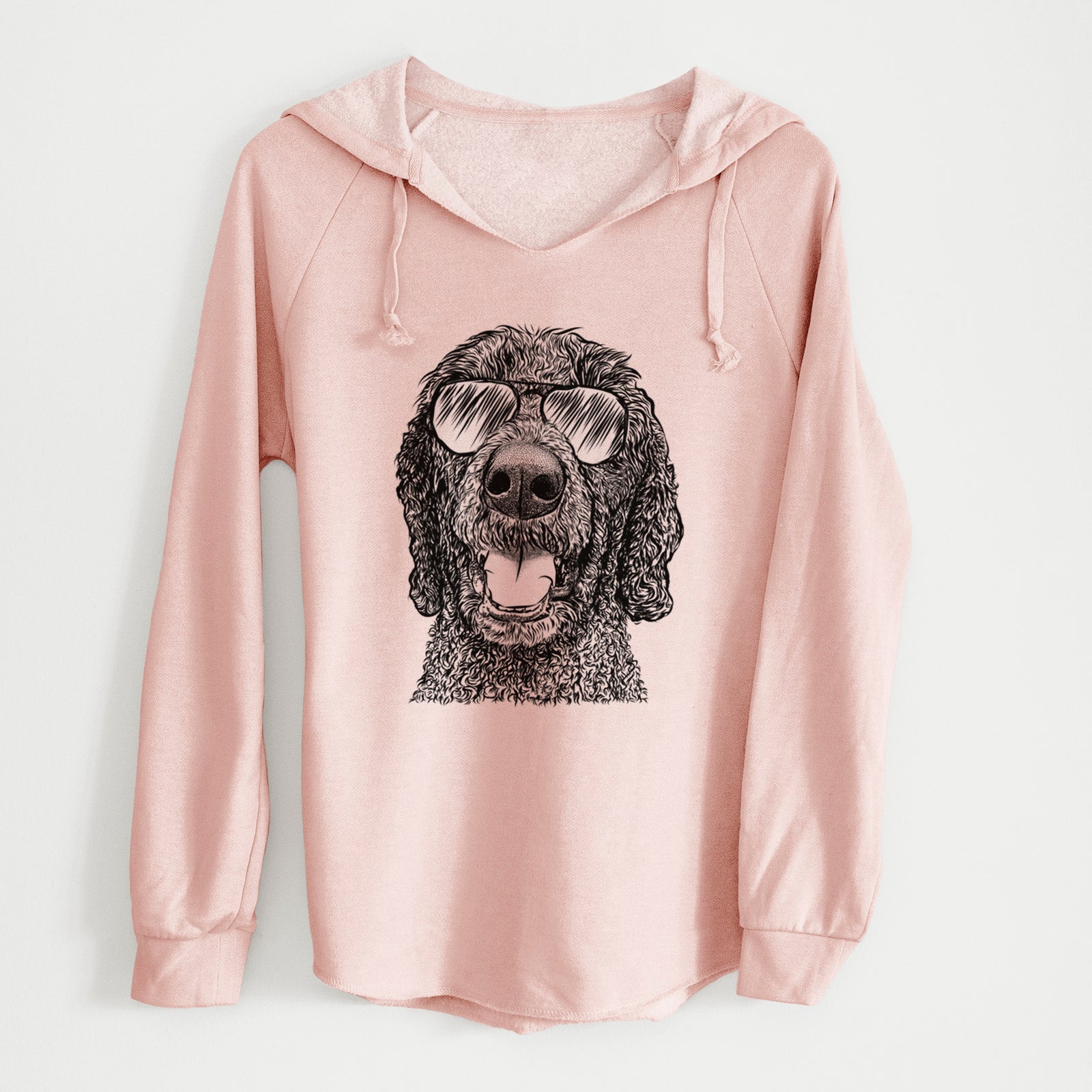 Aviator Obi James the Goldendoodle - Cali Wave Hooded Sweatshirt